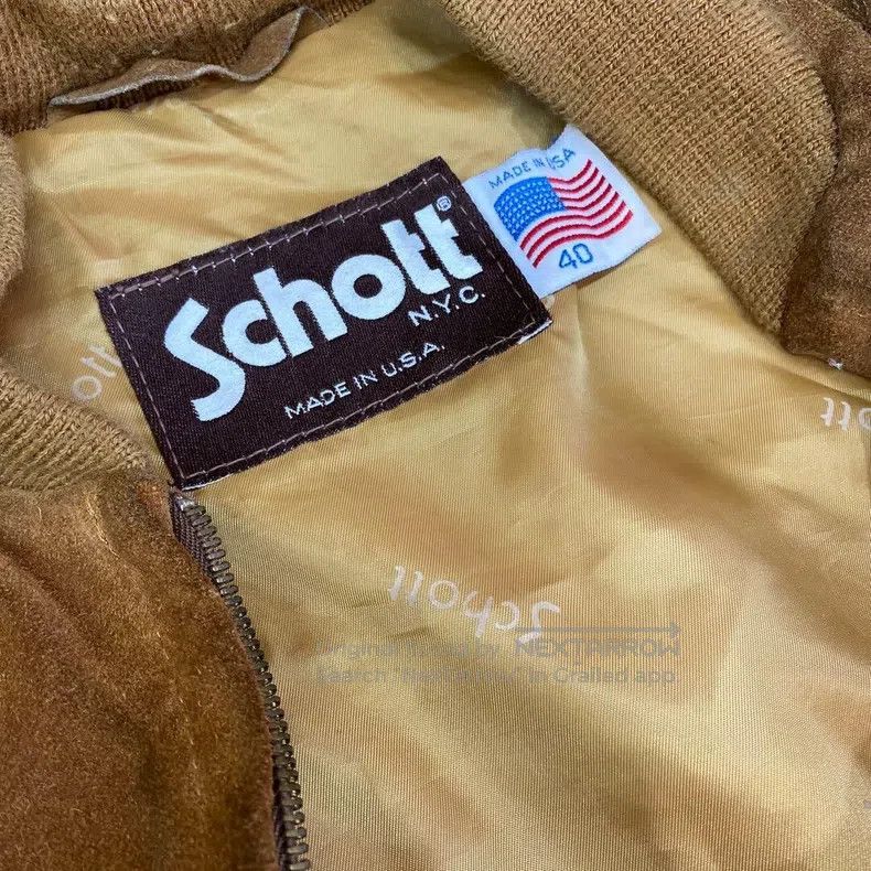Schott Schott Suede jacket Size US L / EU 52-54 / 3 - 6 Thumbnail