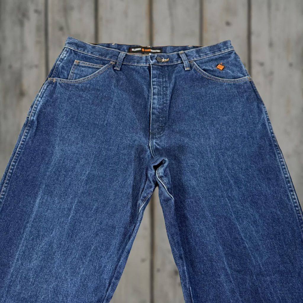 Wrangler Wrangler FR Jeans Men 36x36 Blue Flame Resistant Relaxed Fit Denim Pants Straight Leg Workwear Jeans Size US 36 / EU 52 - 1 Thumbnail