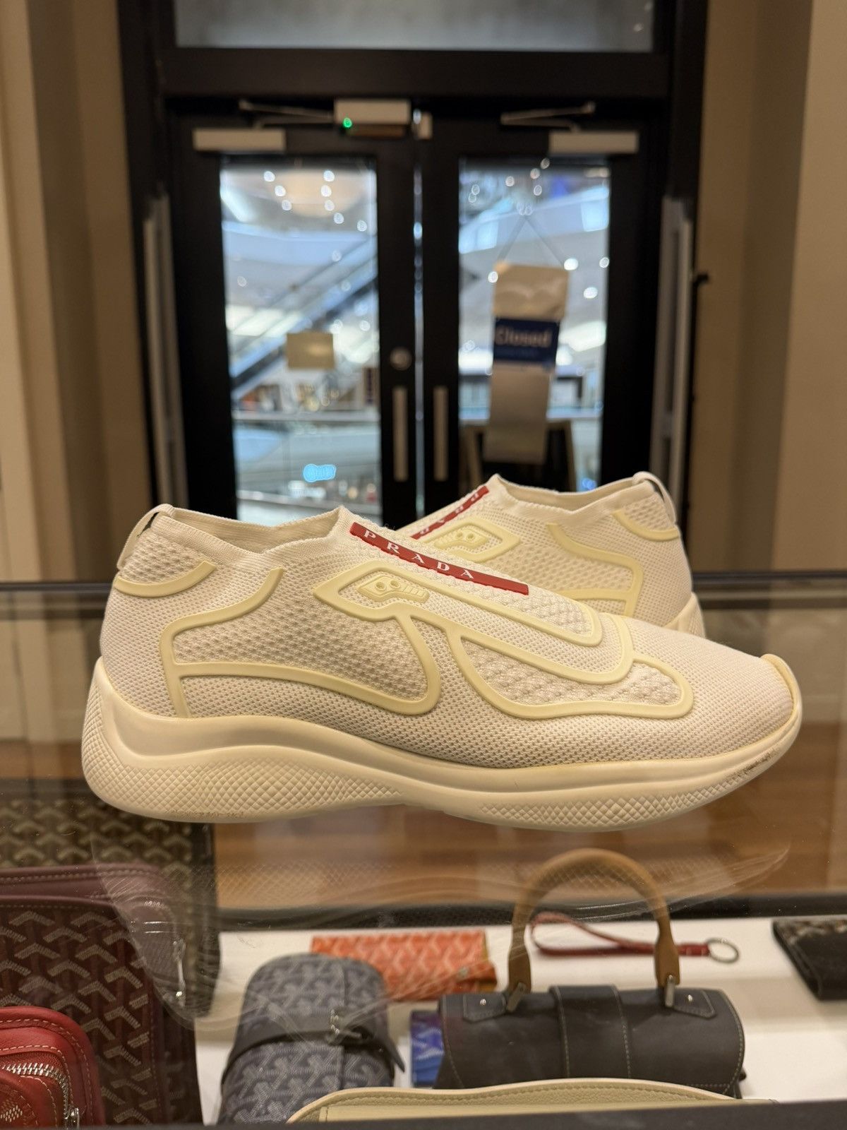 Prada Prada America Cup Slip On Sneaker - White Size US 7 / EU 40 - 2 Thumbnail