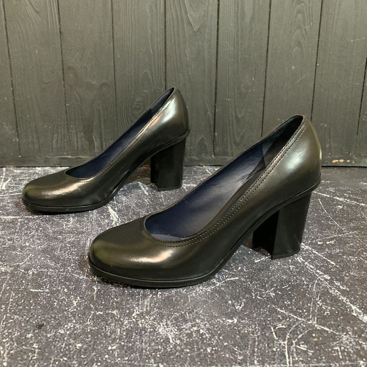 Jil Sander Jil Sander Leather Women’s Black Heels size 38.5 Size US 8.5 / IT 38.5 - 3 Thumbnail