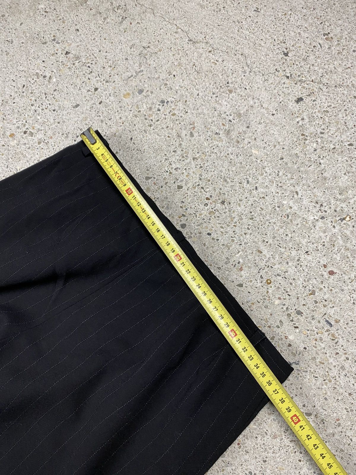 Armani Collezioni Armani collezioni vintage striped suit black wool old money Size 30" / US 8 / IT 44 - 22 Thumbnail