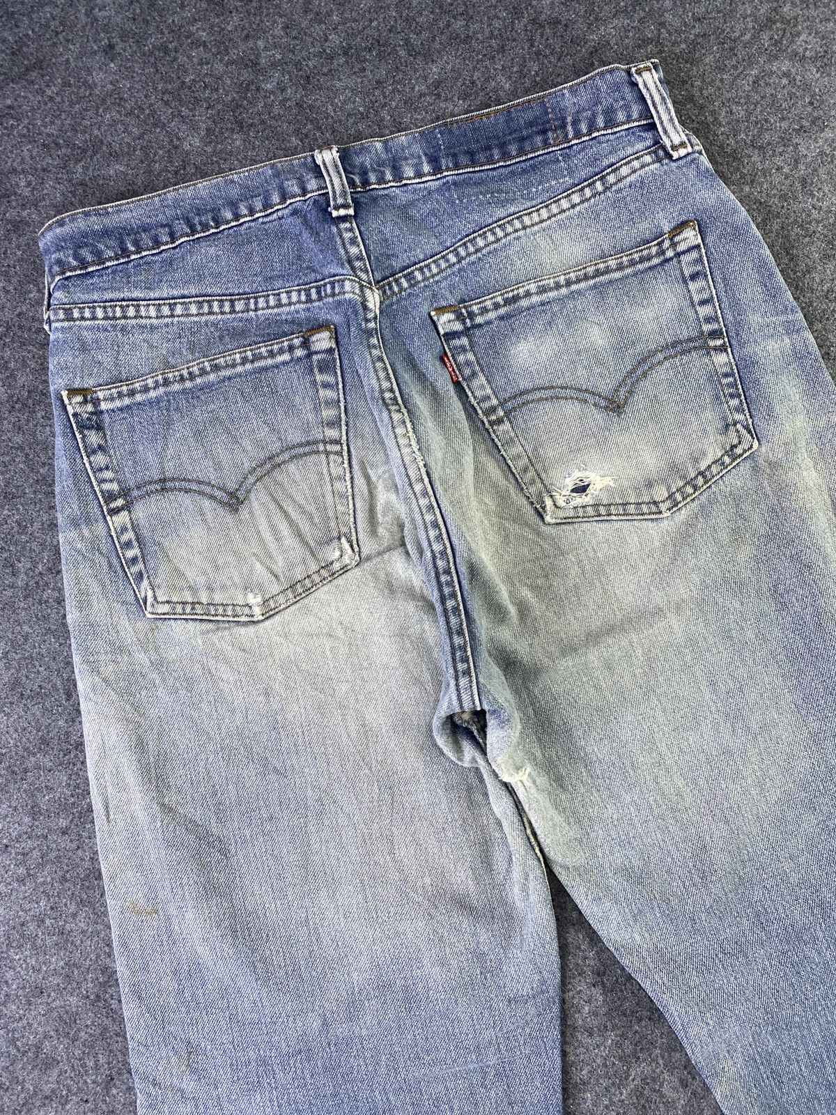 Jean × Levi's × Vintage Vintage Levis 509 Distress Blue Wash Jeans - J930 Size US 32 / EU 48 - 13 Thumbnail