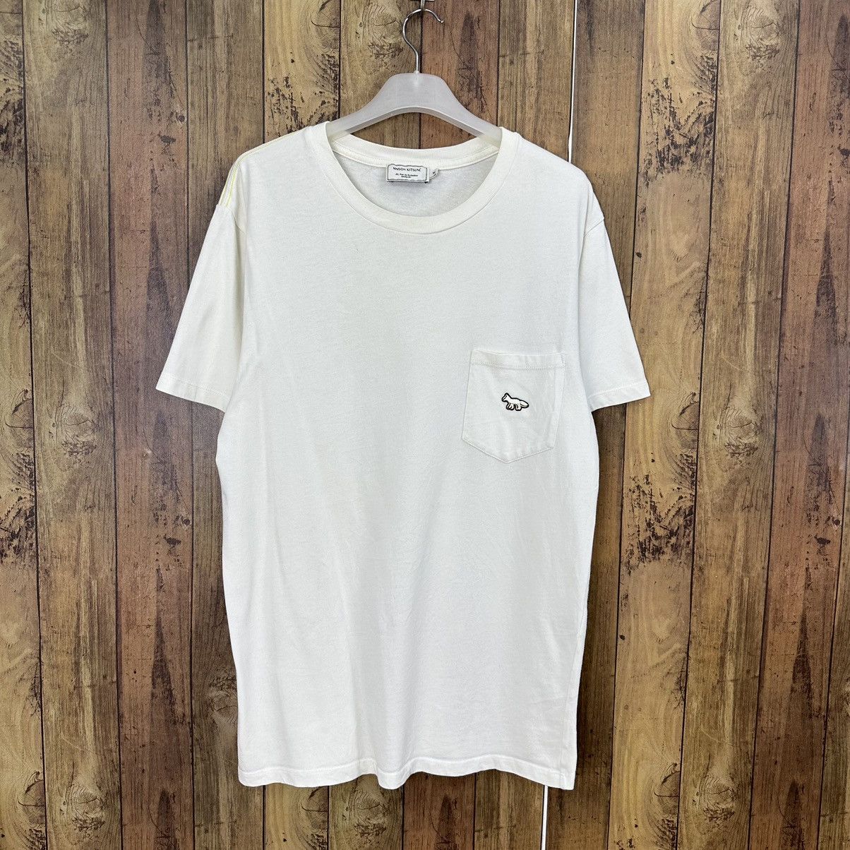 Designer × Japanese Brand × Maison Kitsune Maison Kitsune SIngle Pocket Shirt A703 Size US M / EU 48-50 / 2 - 1 Thumbnail