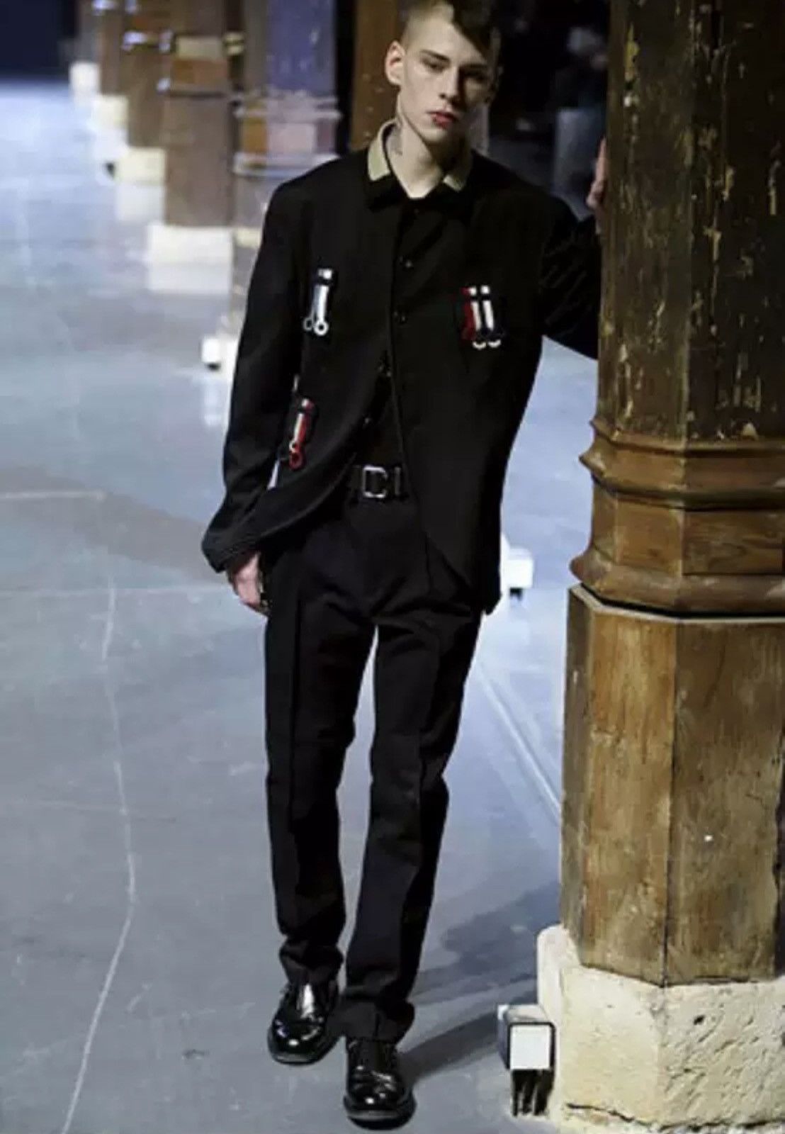 Yohji Yamamoto Yohji Yamamoto 06aw Baroque Badge Jacket Size US XL / EU 56 / 4 - 3 Thumbnail