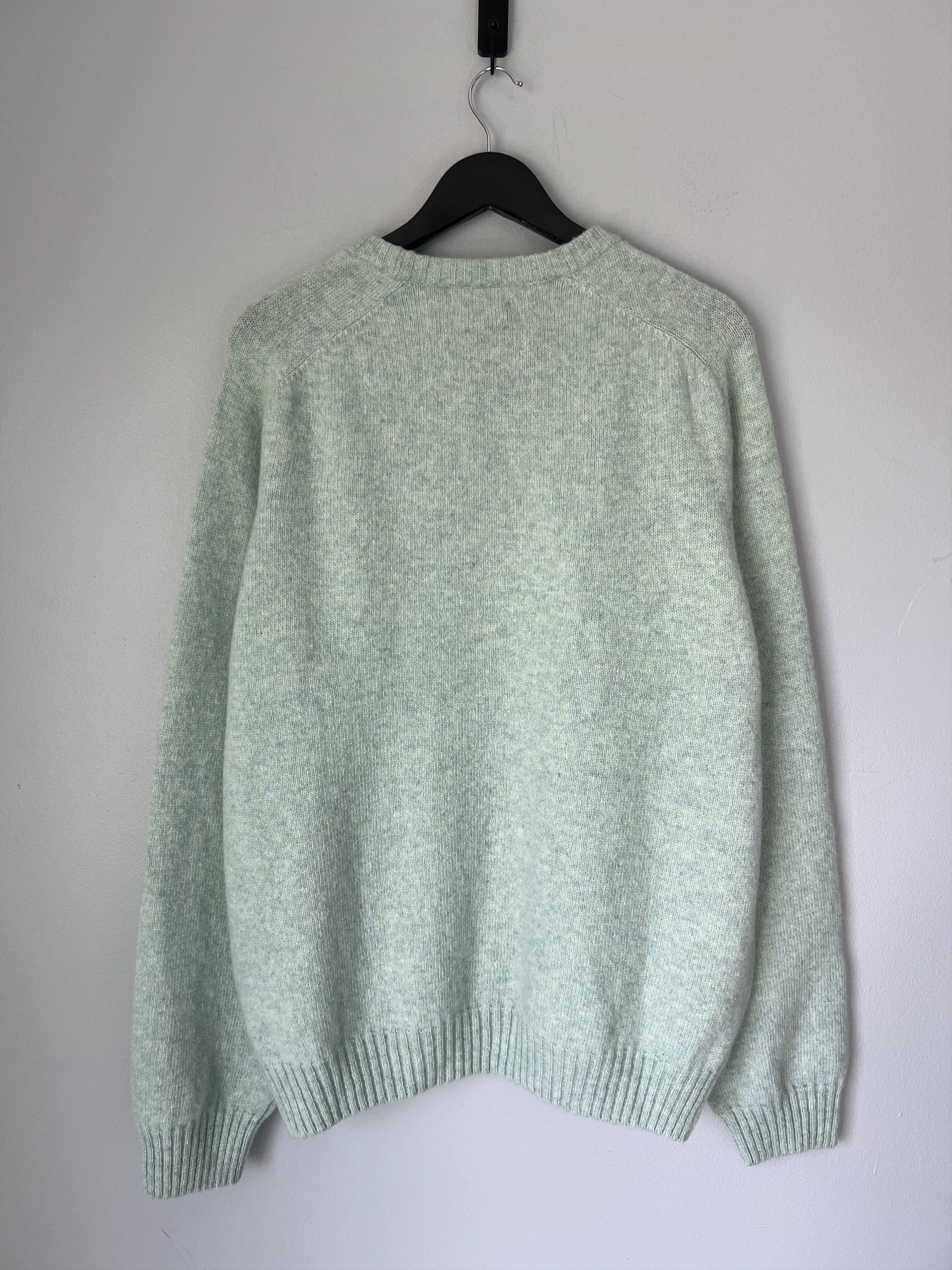 Noah Noah NY Sailboat Embroidered Shetland Wool Sweater in Green Size US XXL / EU 58 / 5 - 5 Thumbnail