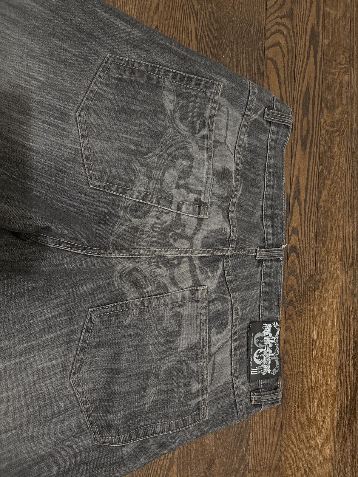 Japanese Brand BKLYN XPRESS Y2K alt denim Size US 36 / EU 52 - 3 Thumbnail