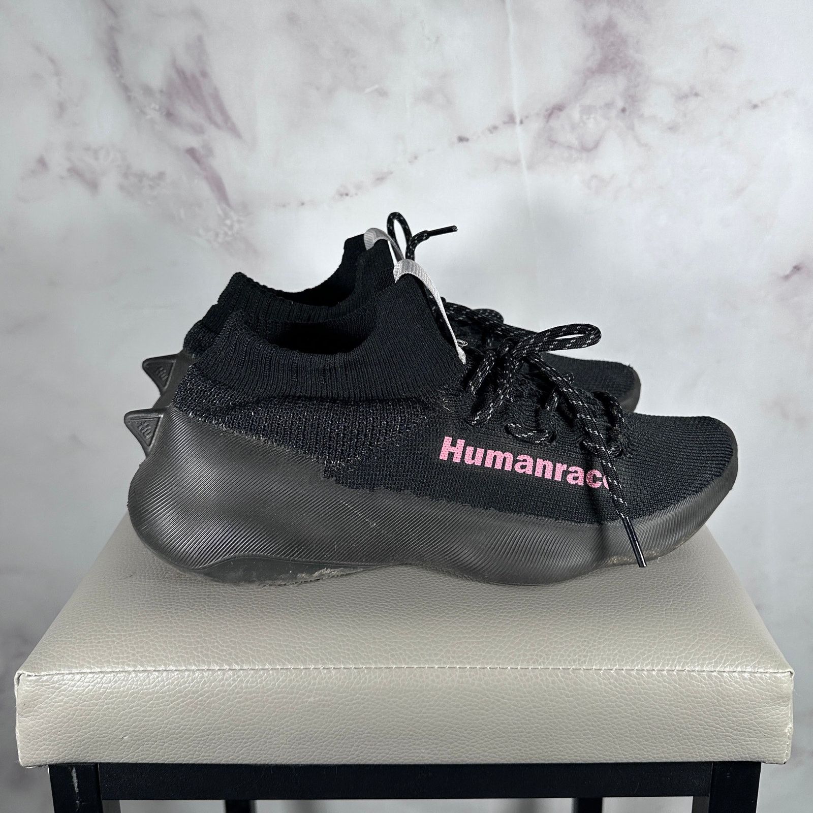 Adidas × Pharrell Humanrace Sičhona Black Pink Size US 8 / IT 38 - 6 Thumbnail
