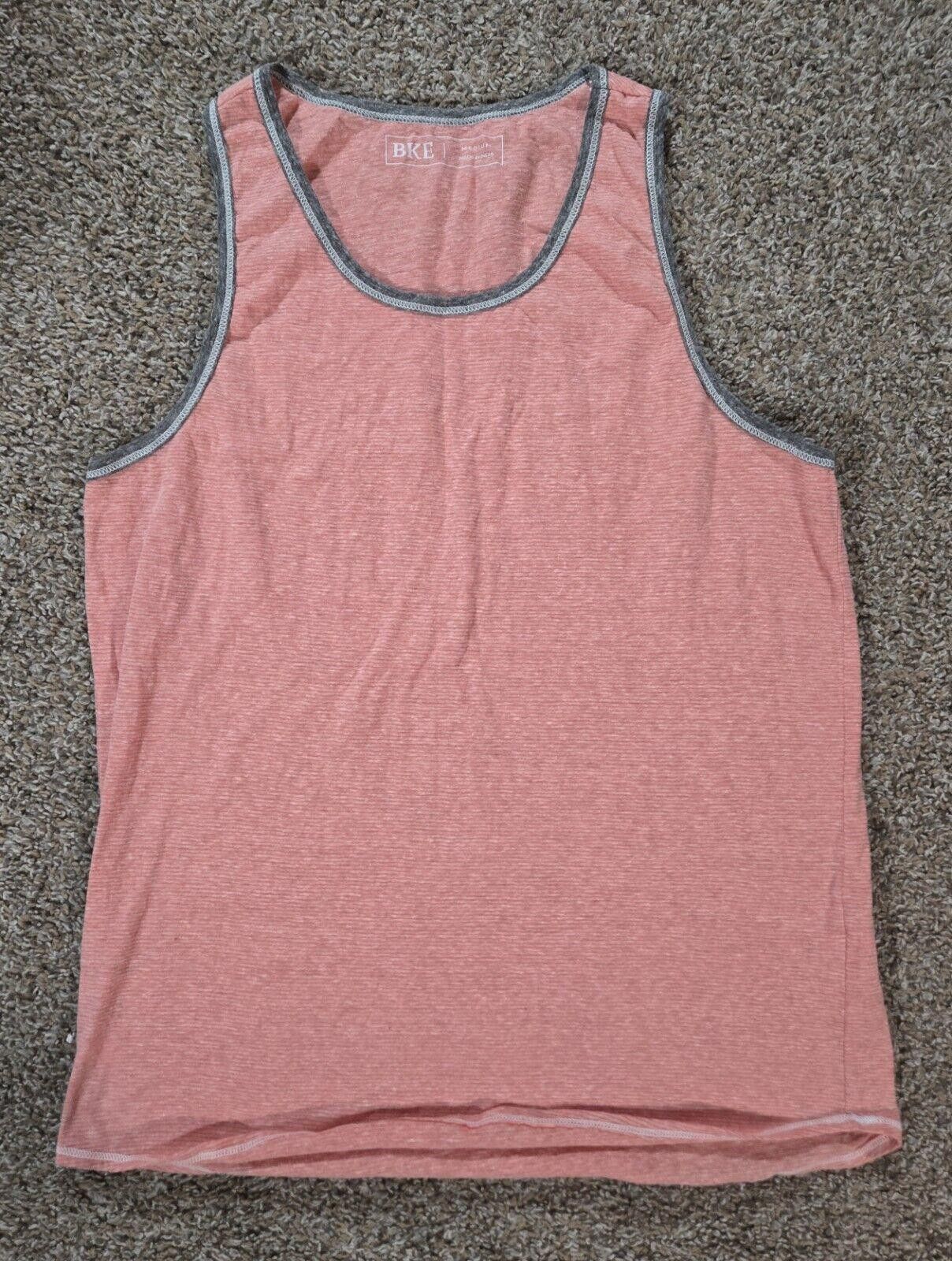 BKE BKE Red Heathered Tank Top With Grey Piping Size Medium Size US M / EU 48-50 / 2 - 1 Thumbnail