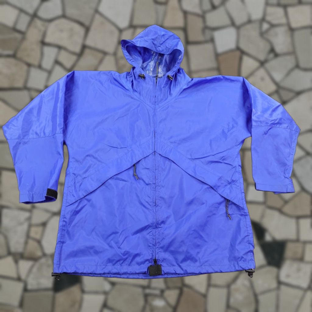 Vintage VINTAGE LL Bean Jacket Mens Large Blue Nylon Full Zip Rain Coat Waterproof 90s Size US L / EU 52-54 / 3 - 1 Thumbnail