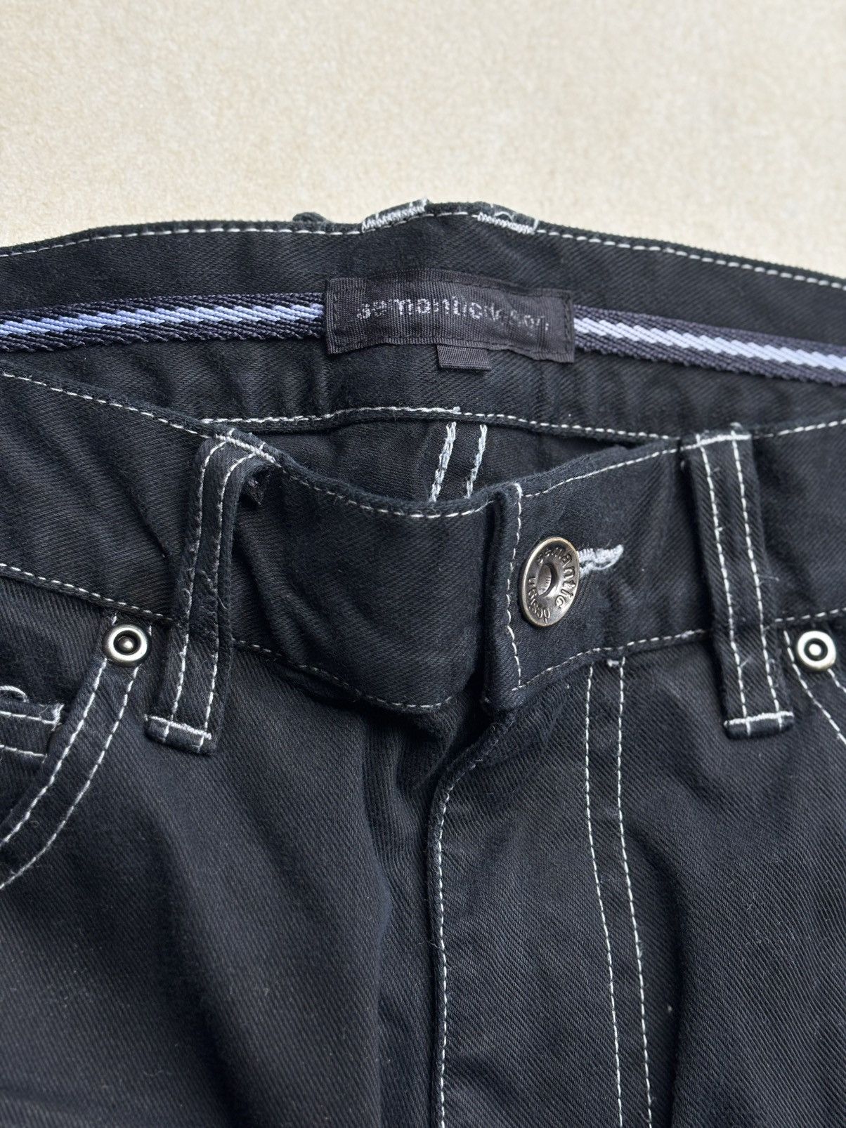 semanticdesign SEMANTIC DESIGN lace-up jeans Size US 27 - 3 Thumbnail