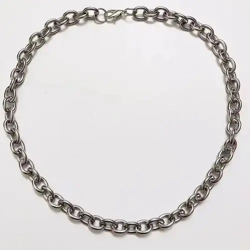 Hypebeast Plain No Charm Stainless Steel Chain Necklace Size ONE SIZE - 2 Thumbnail