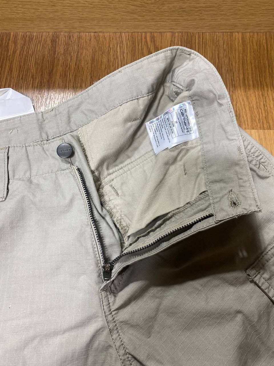 Carhartt × Vintage vintage 90s crazy faded Carhartt brown work carpenter shorts Size US 28 / EU 44 - 16 Thumbnail