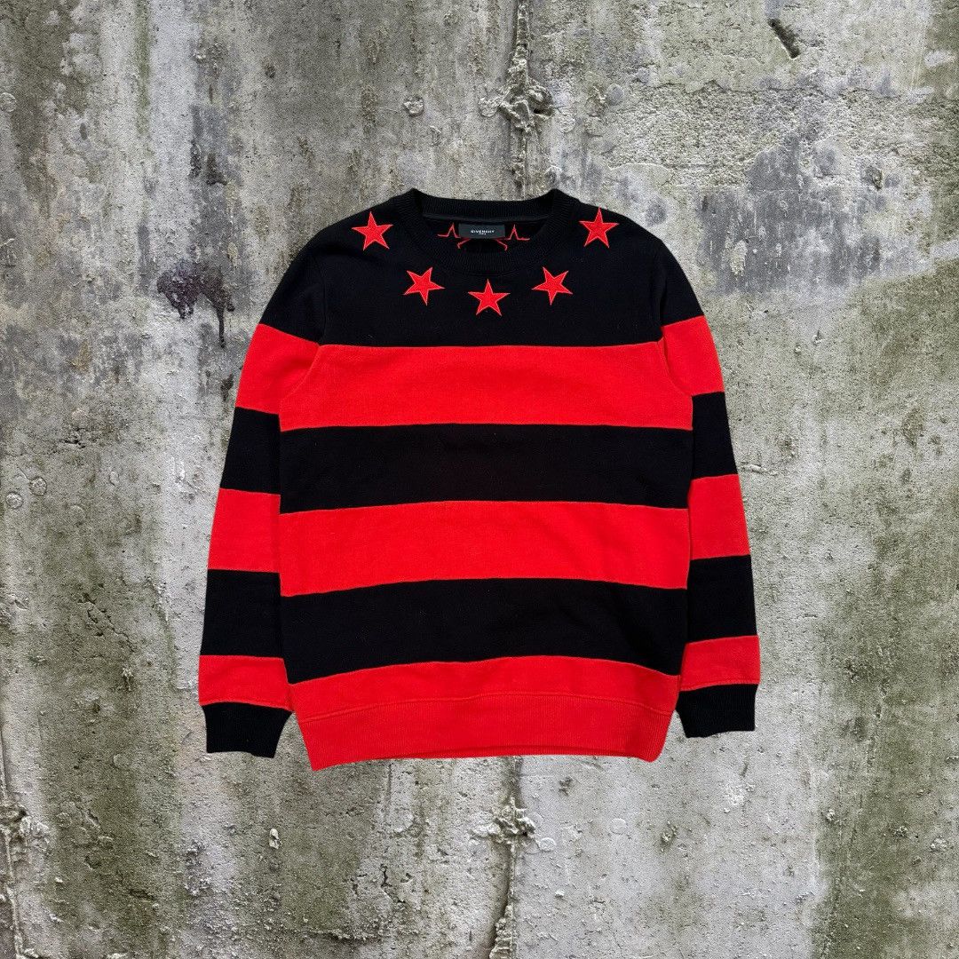 Givenchy Givenchy Stars & Stripes Crewneck Size US M / EU 48-50 / 2 - 1 Thumbnail