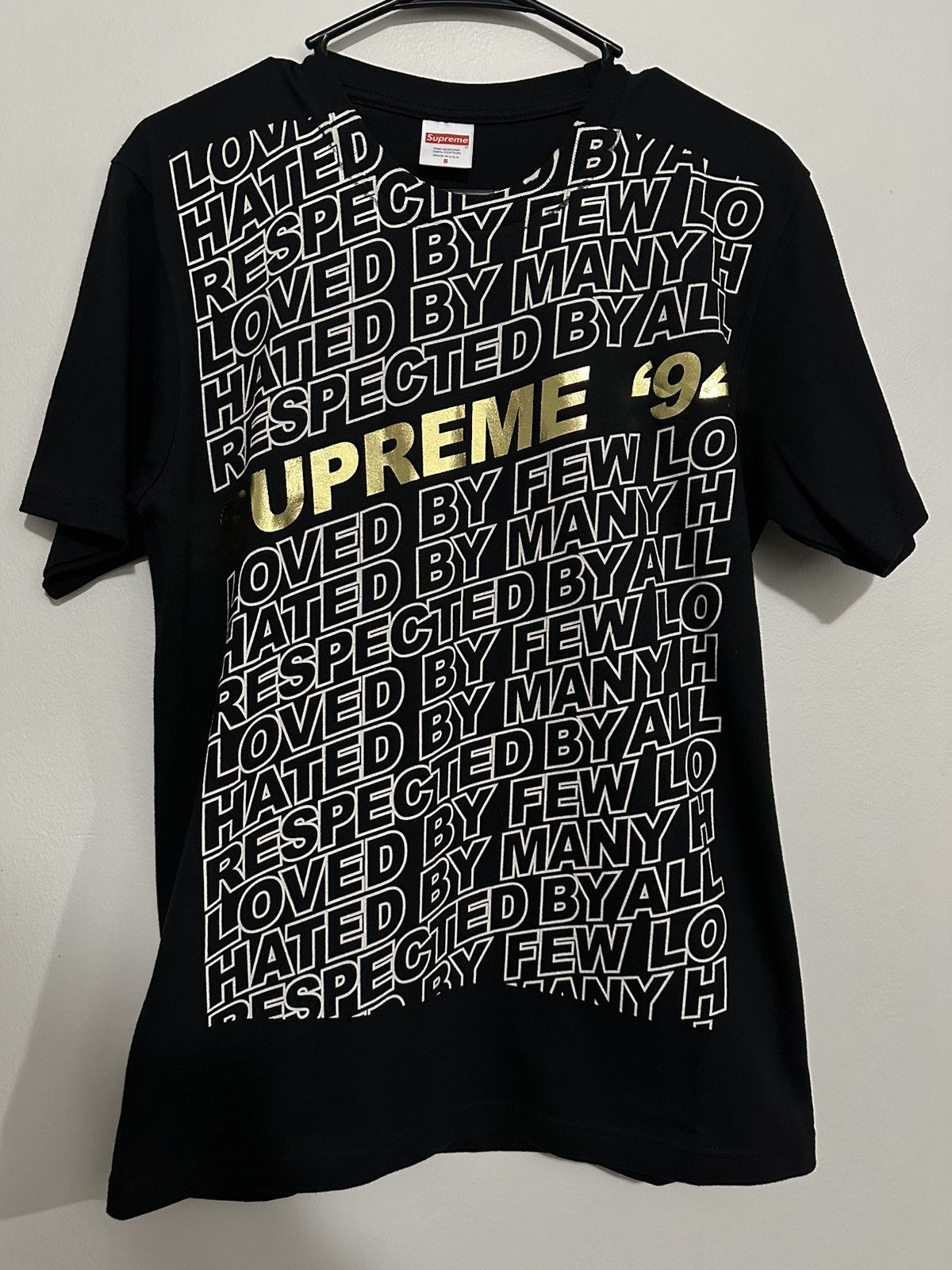 Supreme Supreme Respected Tee Size US S / EU 44-46 / 1 - 1 Thumbnail