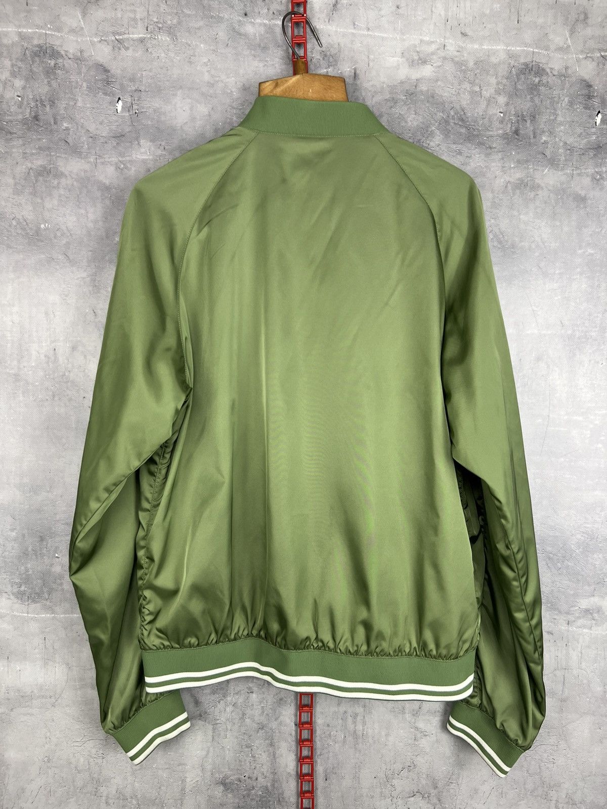 Prada Prada Milano 2014 Metallic Green Nylon Bomber Jacket Size M Size US M / EU 48-50 / 2 - 17 Thumbnail