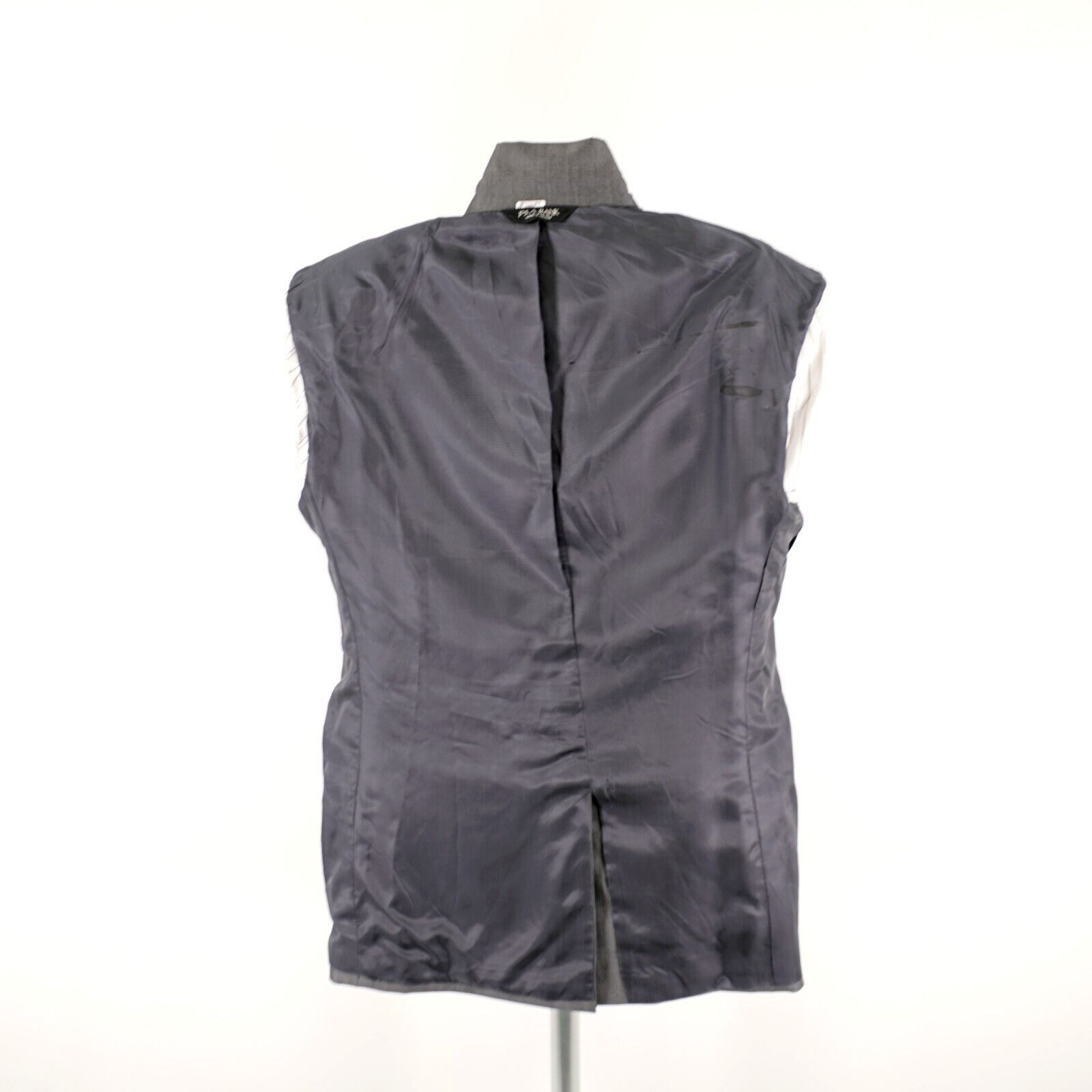 Jos. A. Bank Jos A Bank Signature Wool Silk Gray Herringbone 2 Button Bla Size 40R - 13 Thumbnail