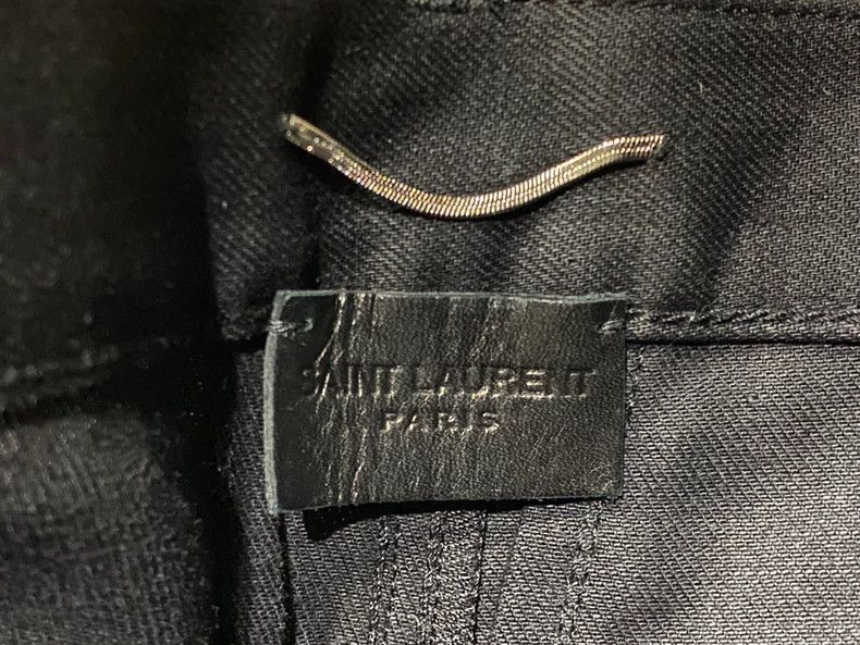 Saint Laurent Paris Saint Laurent Paris Splicing motorcycle jeans-2506 Size US 30 / EU 46 - 3 Thumbnail