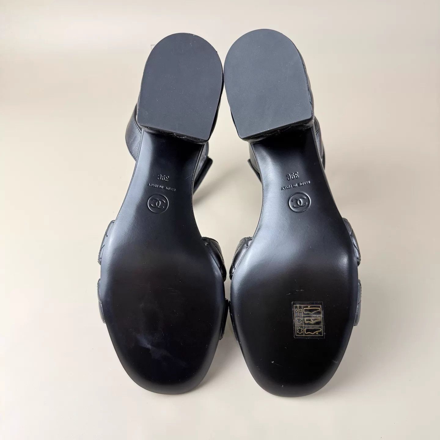 Chanel CHANEL 25SS Quilted Double C Strappy Sandals 39 New Size US 8.5 / IT 38.5 - 7 Thumbnail