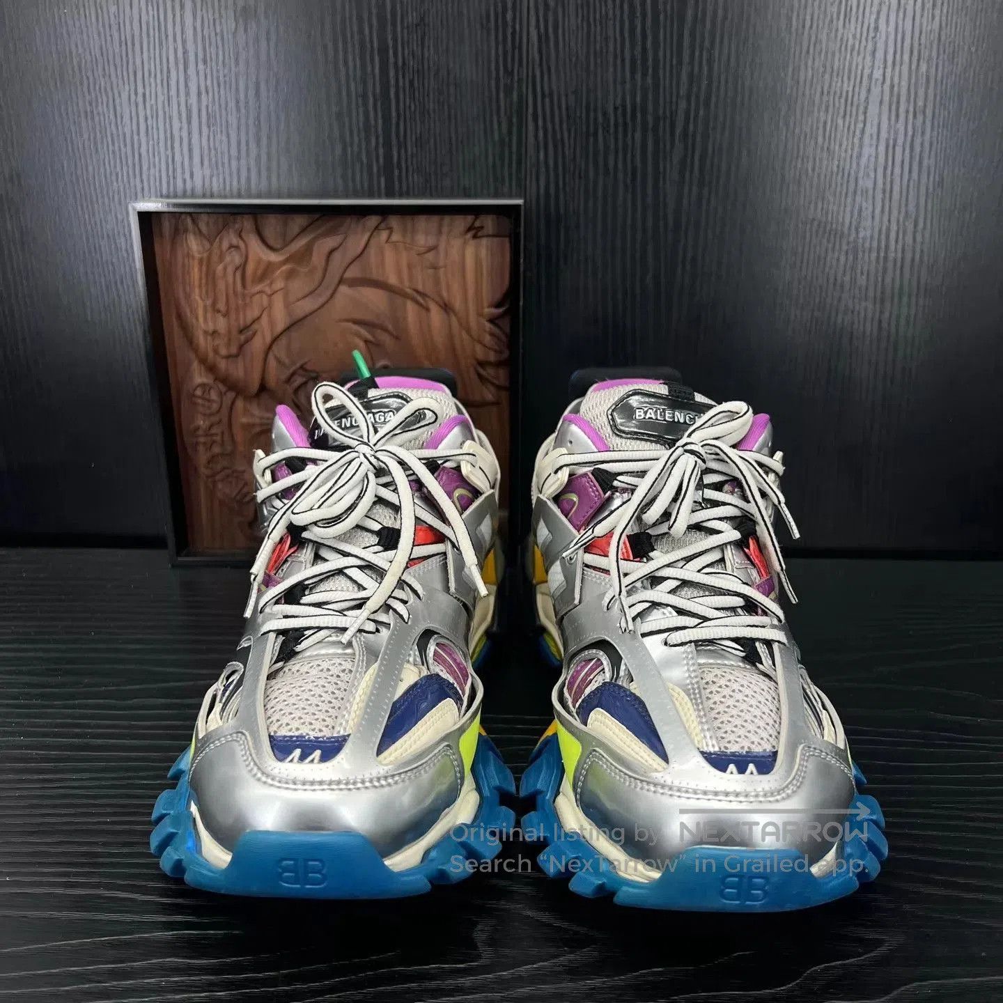 Balenciaga Multi-Color Athletic Sneakers Size 11. Size US 11 / EU 44 - 4 Thumbnail