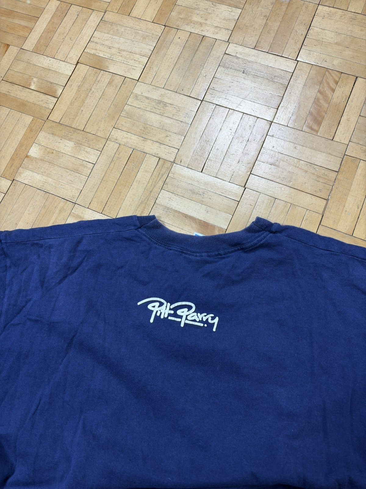 Vintage Pitt Parry Art 90s Navy Screen Stars Vintage T-Shirt XL Size US XL / EU 56 / 4 - 5 Thumbnail