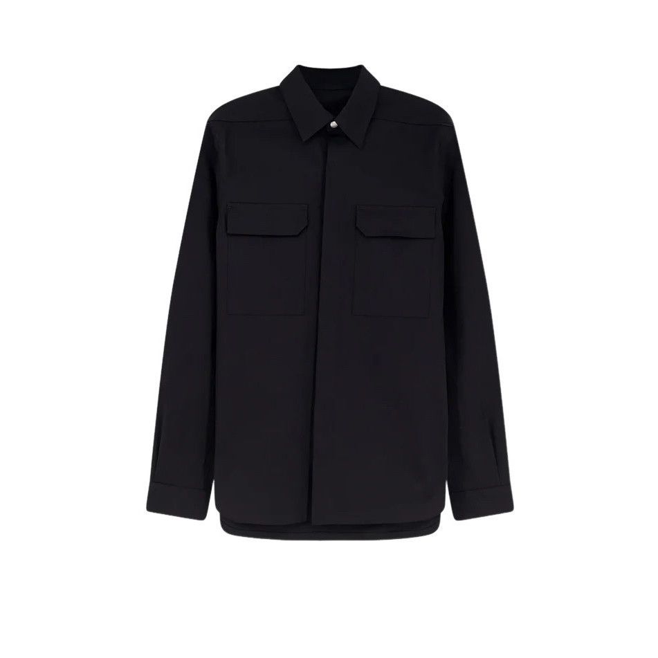 Rick Owens Rick Owens SS19 “Babel” Black Cotton Outershirt TE size