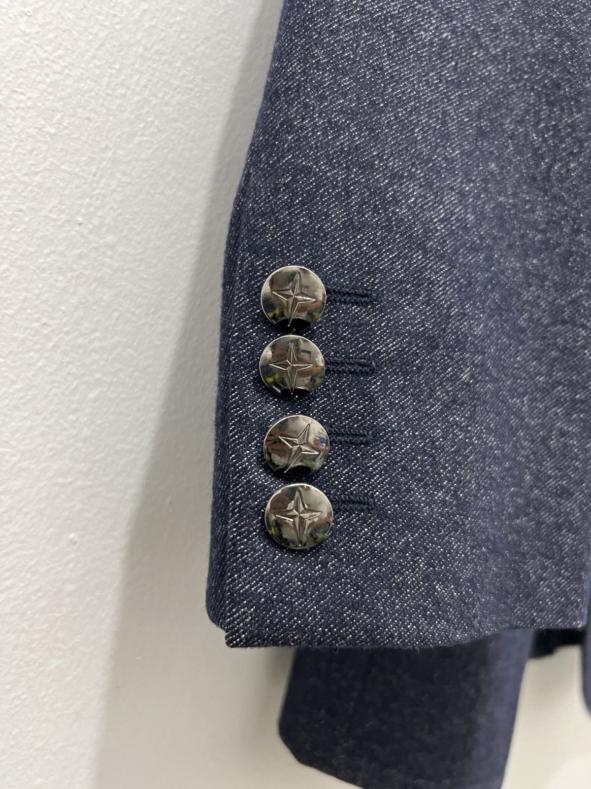 Thierry Mugler RARE - Thierry Mugler - Wool Star Buttons Blazer Jacket Size 46R - 10 Thumbnail