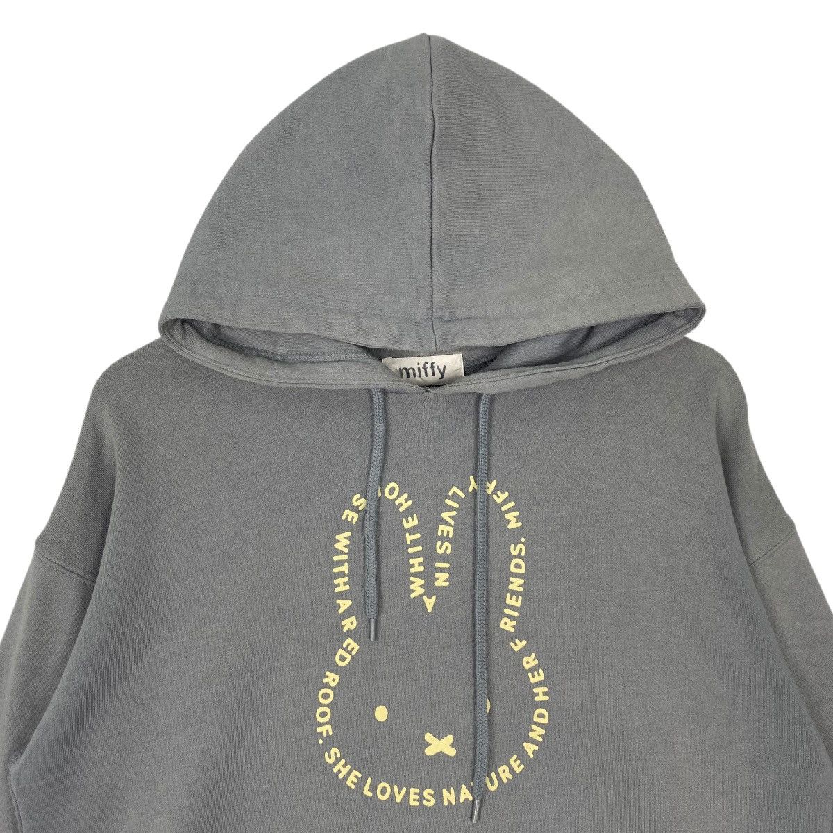 Vintage Vintage Miffy Hoodie Sweater Gray Pullover Jumper Size M Size M / US 6-8 / IT 42-44 - 4 Thumbnail