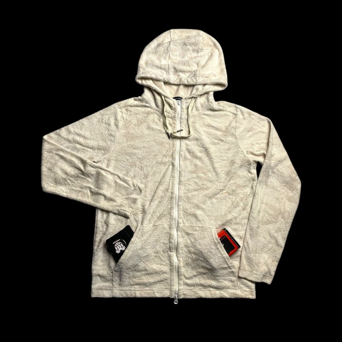 🇯🇵 TETE HOMME ISSEY MIYAKE PLEATED ZIPPER HOODIE SWEATER
