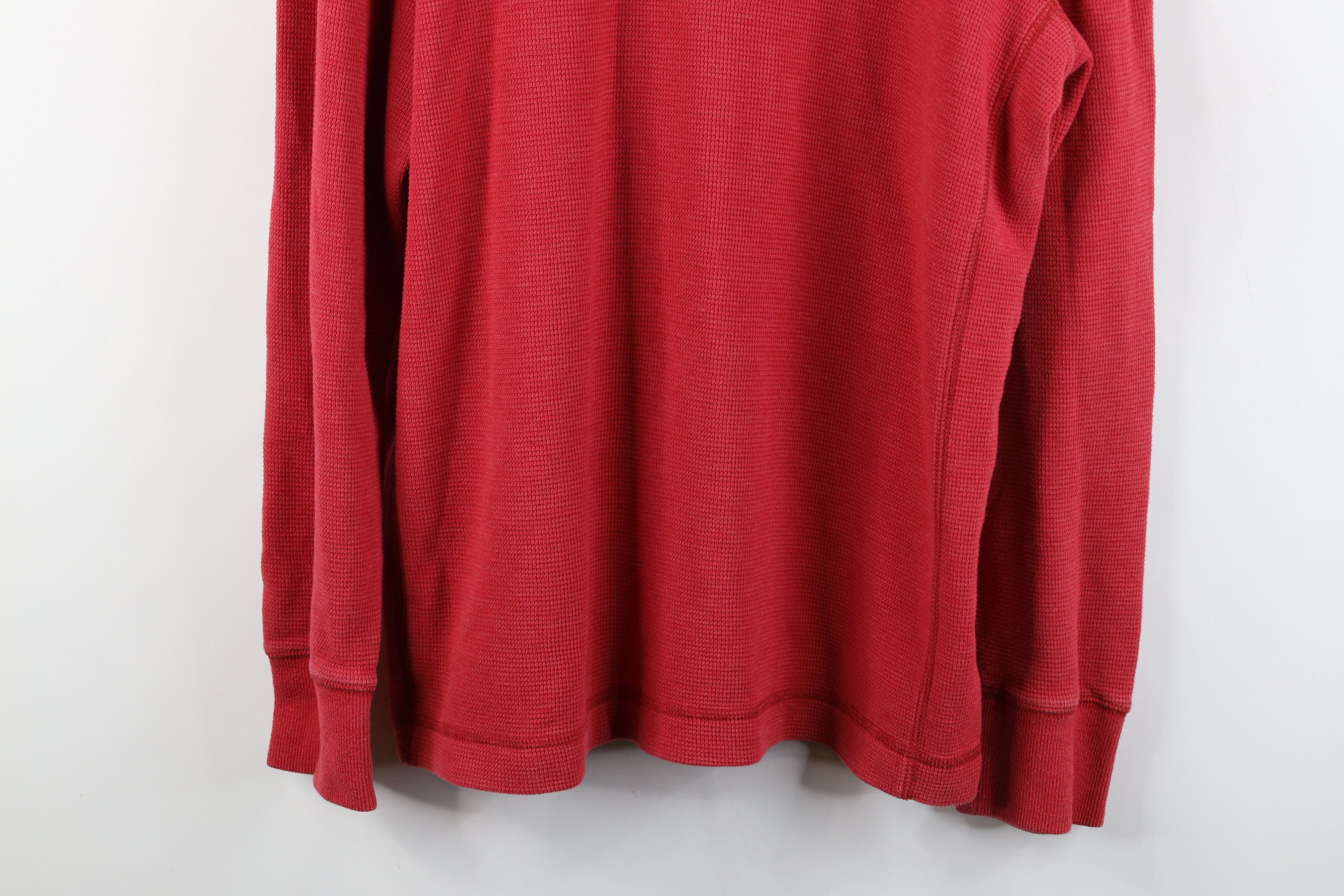Eddie Bauer Vintage Y2K Eddie Bauer Waffle Knit Long Sleeve T-Shirt Size US L / EU 52-54 / 3 - 3 Thumbnail