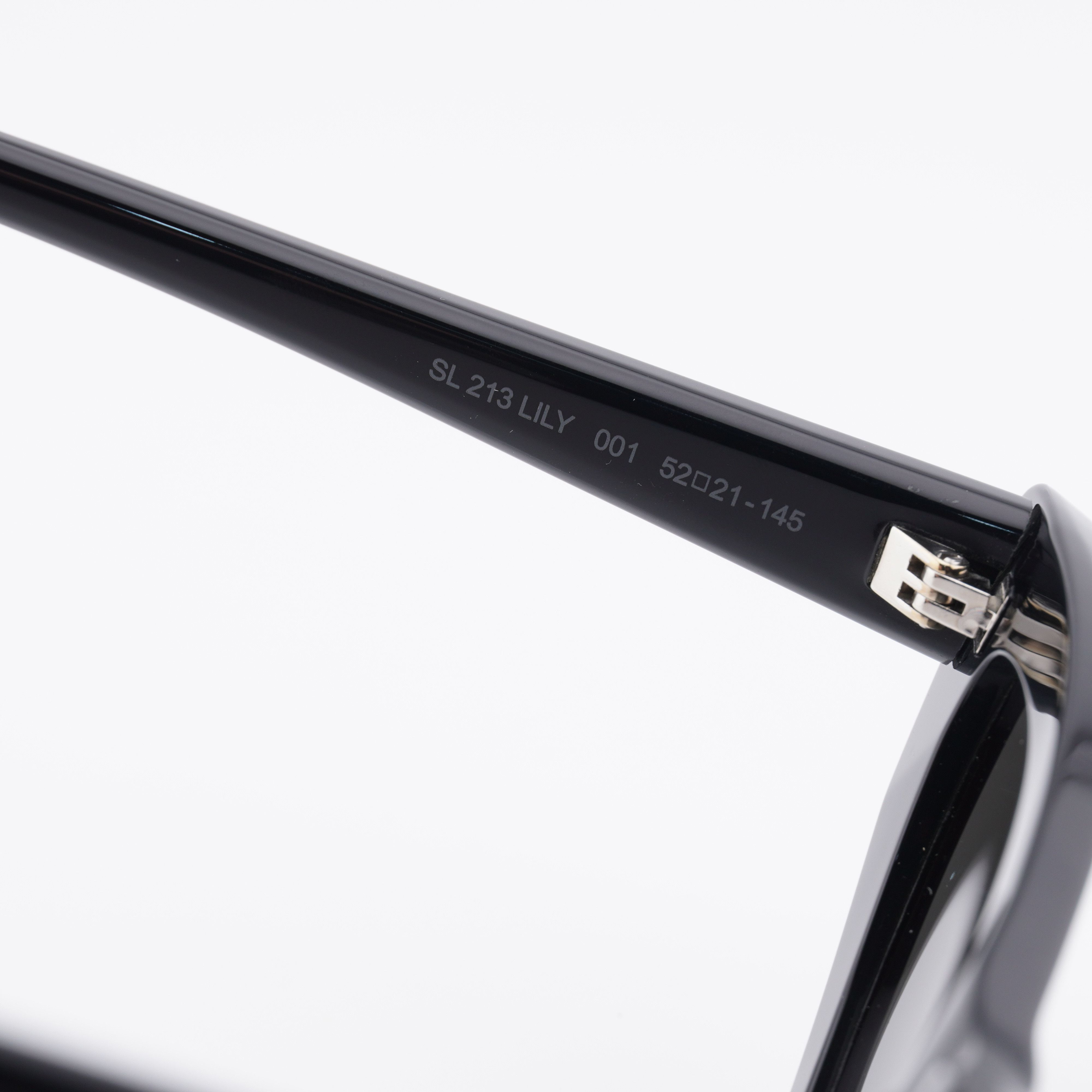 Saint Laurent Paris Saint Laurent SL213 LILY 001 Sunglasses Black Cat Eye Frame Size ONE SIZE - 10 Thumbnail