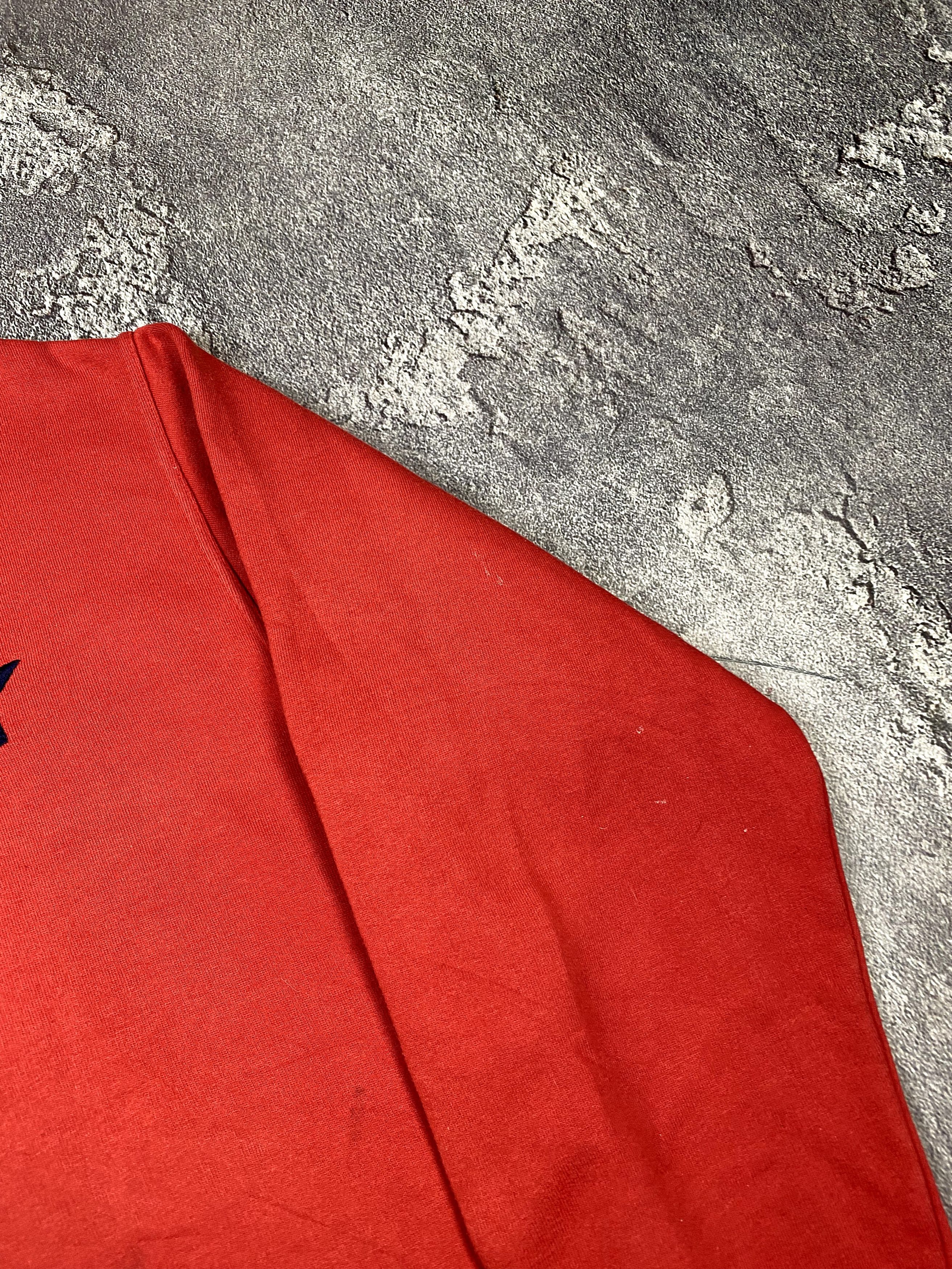 Reebok × Vintage Vintage 90s Reebok Orange Sweatshirt Retro Sportwear Size US L / EU 52-54 / 3 - 5 Thumbnail