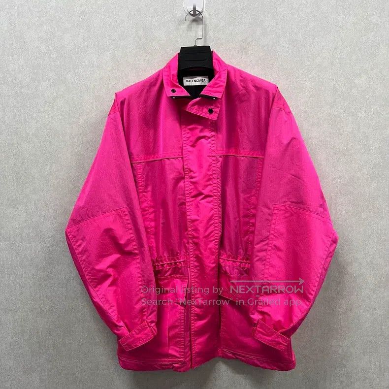Balenciaga Embroidered Logo Zipper Jacket