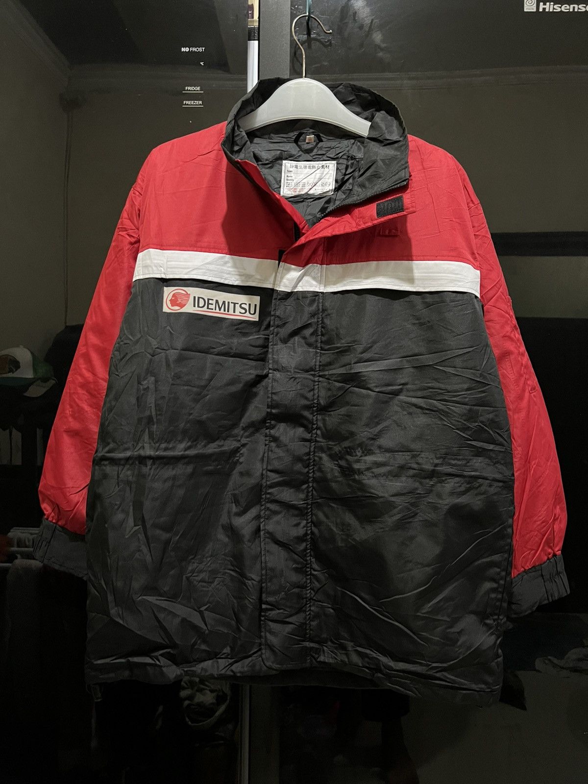 Japanese Brand Vintage Idemitsu JDM Spellout Quilted Line Jacket Size US XL / EU 56 / 4 - 3 Thumbnail