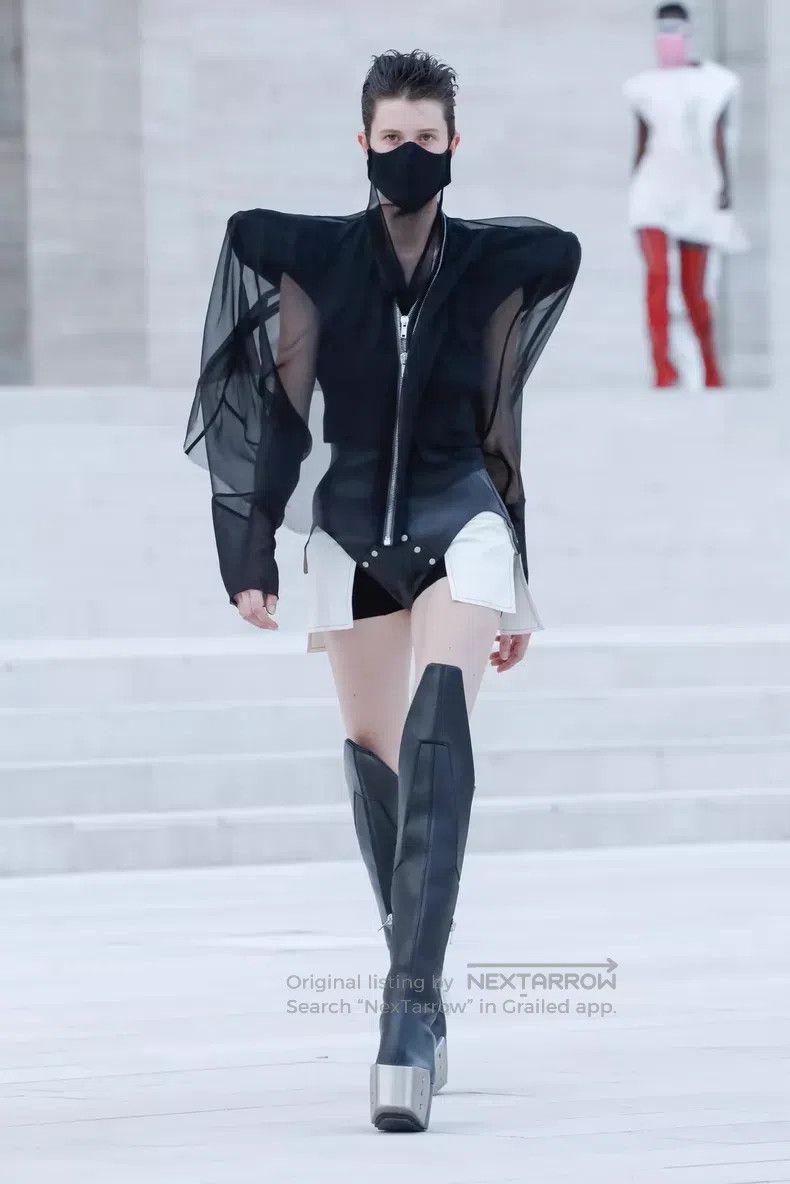 Rick Owens Rick Owens 21SS Art Shoulder Pad Jacket| Size M / US 6-8 / IT 42-44 - 4 Thumbnail