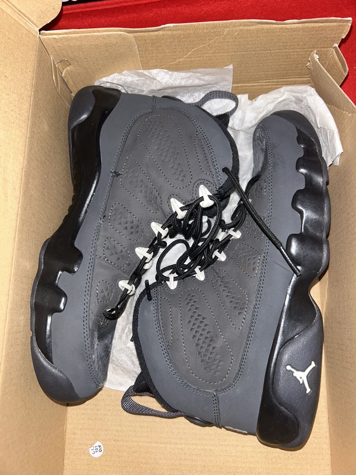 Jordan Brand Nike Jordan 9 Retro Anthracite 9 (GS) 302359-013 size 5.5y Size US 5.5 / EU 38 - 4 Thumbnail