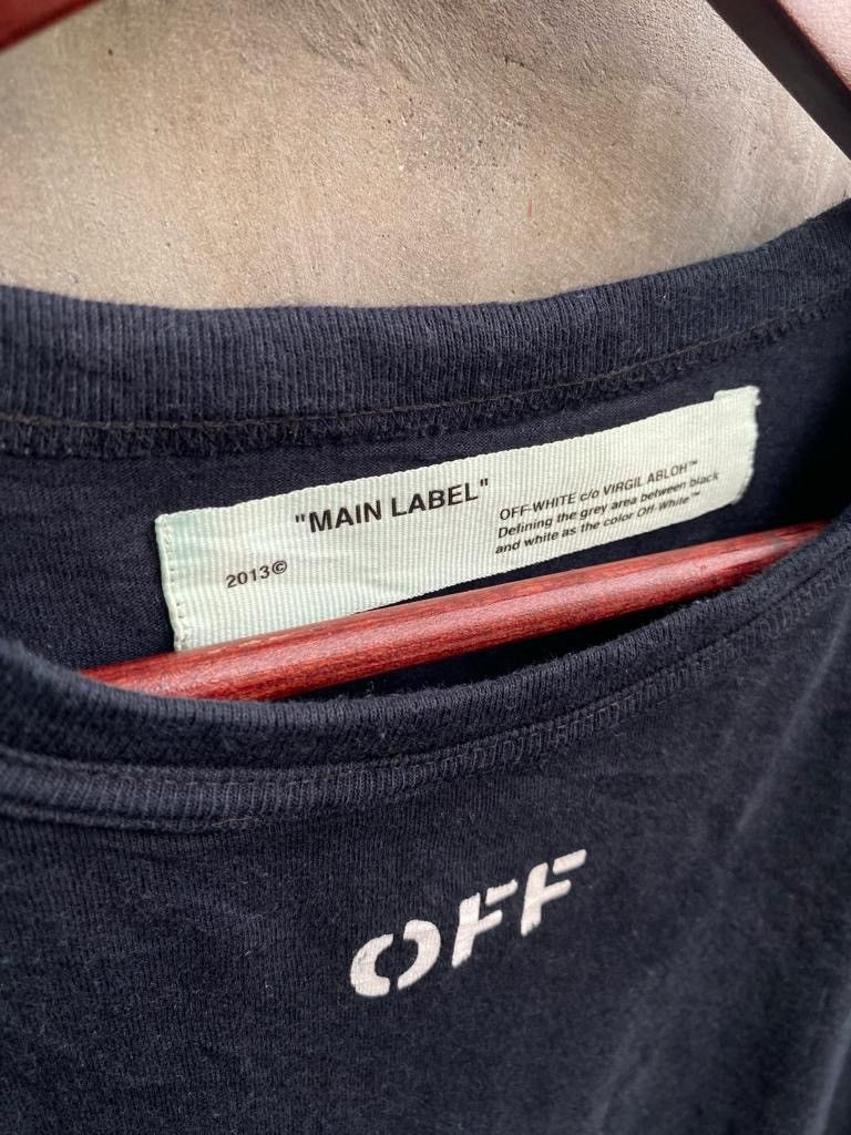 Off-White SS17 Mirrors Spray Paint Tee Size US XS / EU 42 / 0 - 11 Thumbnail