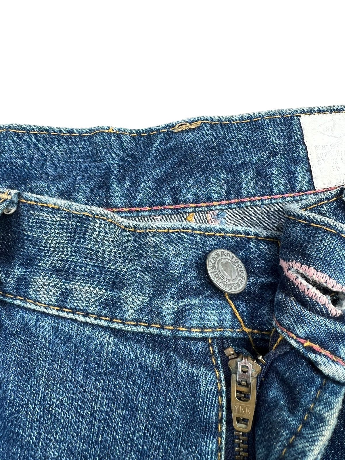 Vintage Vintage Antgauge Multiple Cut Raw Edge Mud Denim Jeans Size US 32 / EU 48 - 5 Thumbnail