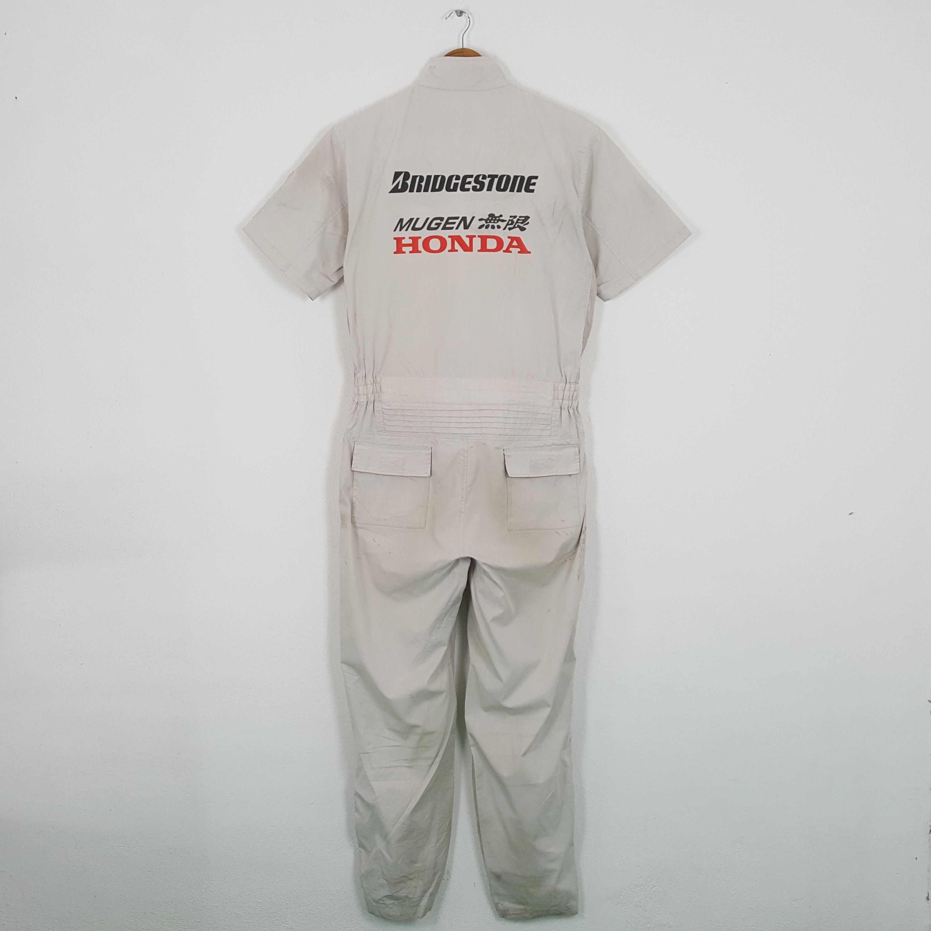 Honda × Vintage Vintage BRIGESTONE MUGEN HONDA Japan Racing Custom Coverall Size US L / EU 52-54 / 3 - 1 Thumbnail