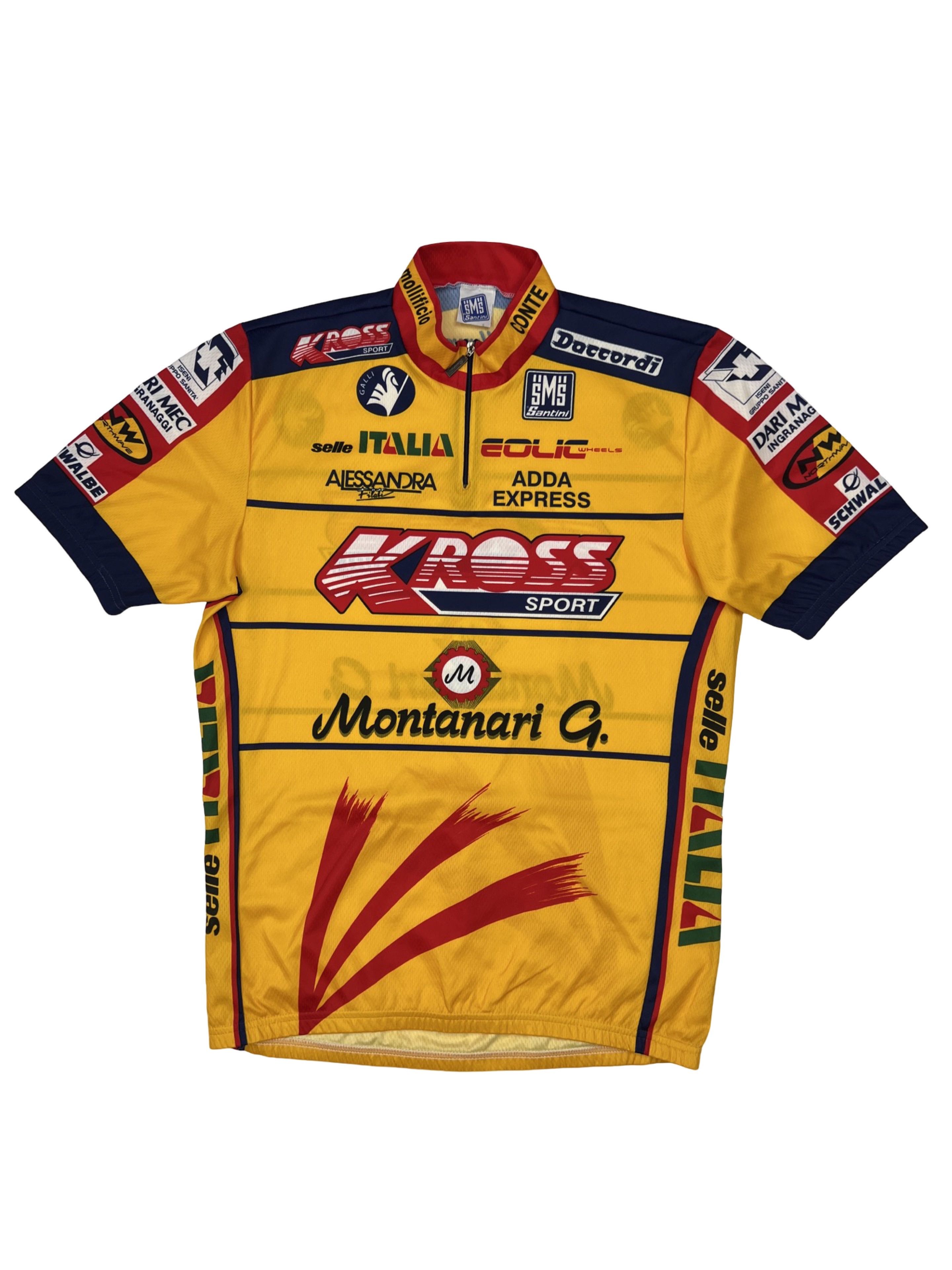 Maillot Cycliste Bianchi Vacansoleil DCM Santini, Homme Taille XXL, Made In Italy
