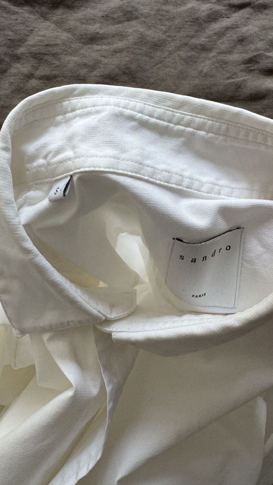 Sandro Classic White Button Up Shirt Size US S / EU 44-46 / 1 - 4 Thumbnail