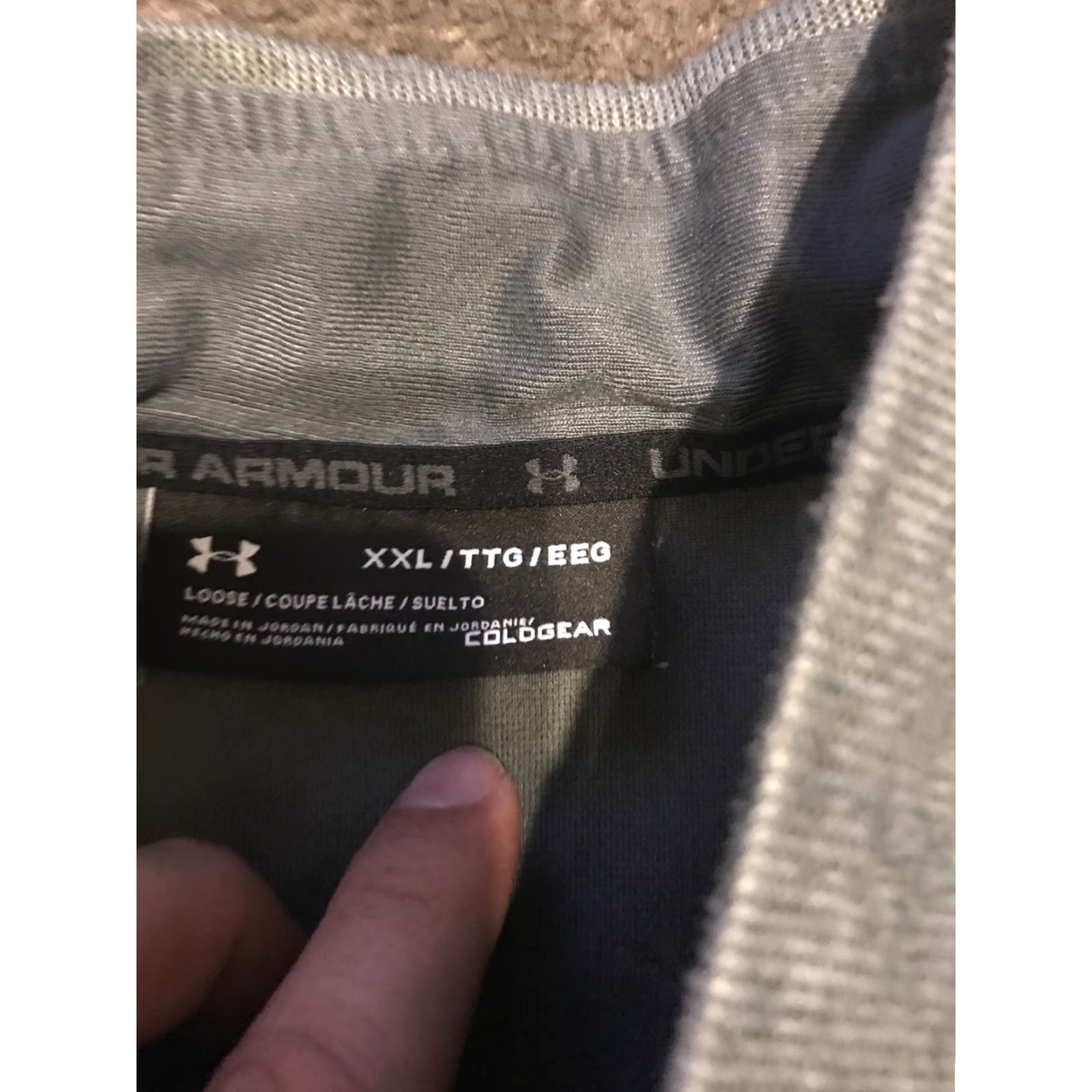 Under Armour Under Armour Mens Coldgear Gray 1/4 Zip Long Sleeve Pullover Size 2XL Regular Medium Gray 1/4 Zip Coldgear Pullover Mens Activewear Sports Size US XXL / EU 58 / 5 - 2 Thumbnail