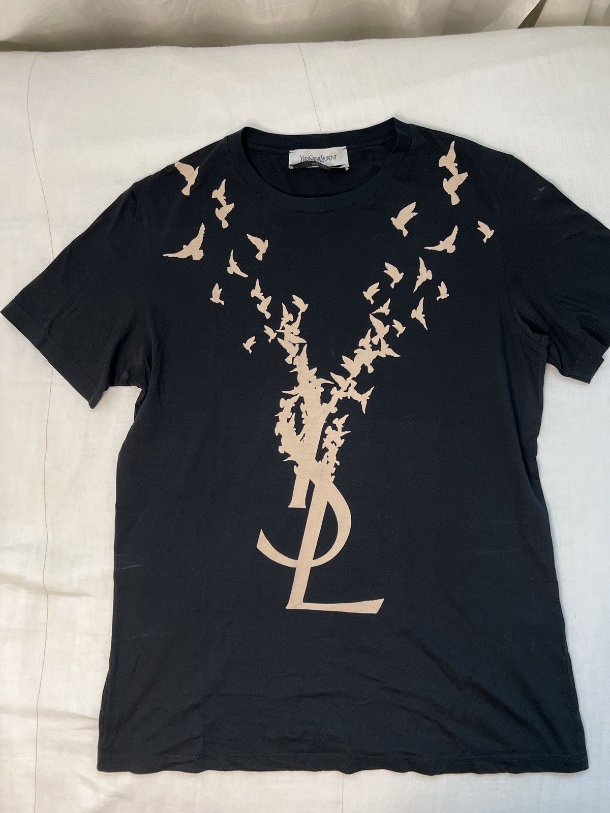 Yves Saint Laurent YSL Black tee Size US M / EU 48-50 / 2 - 1 Thumbnail