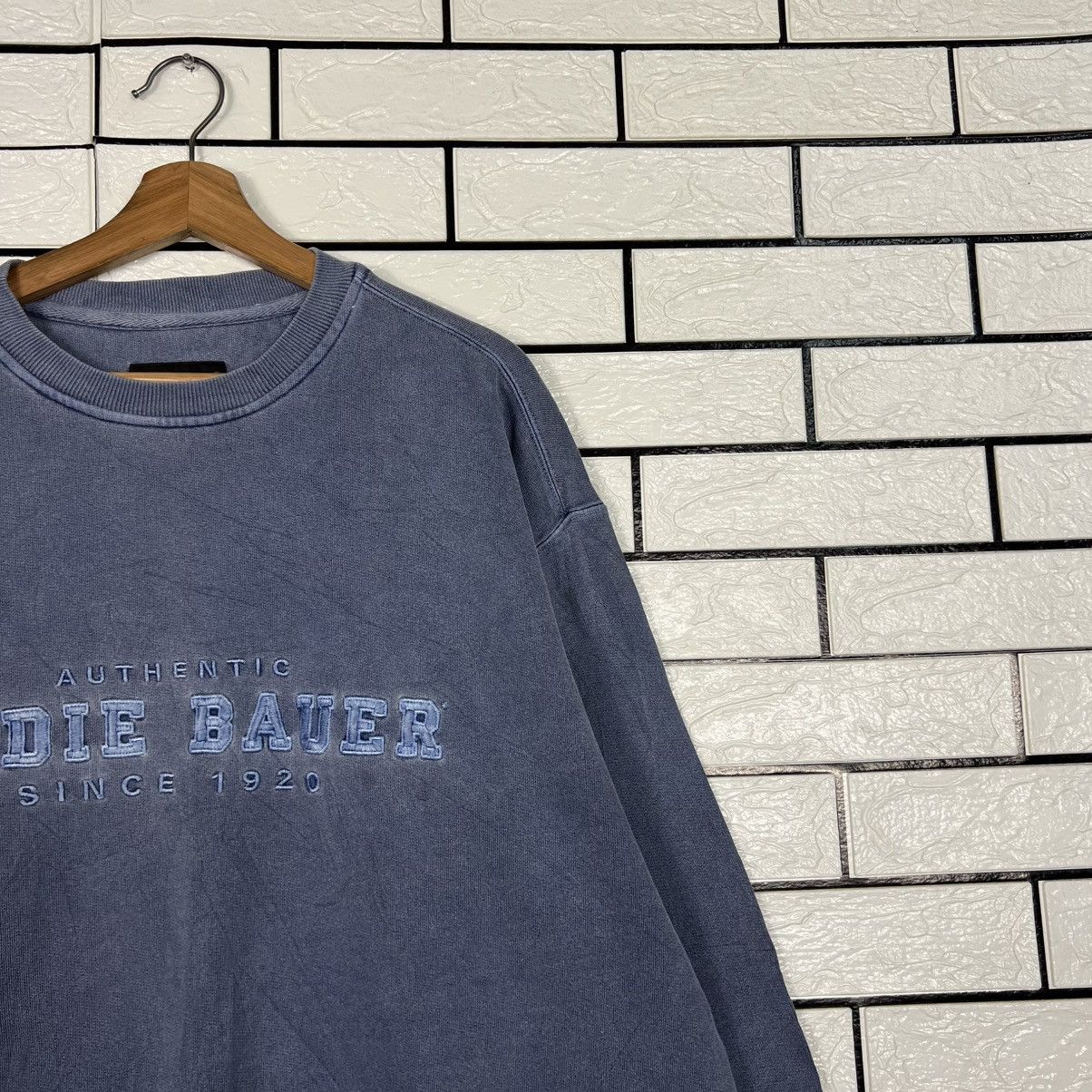 Eddie Bauer Vintage EDDIE BAUER Embroidery Big Logo Sweatshirt 4098-C186 Size US XXL / EU 58 / 5 - 5 Thumbnail