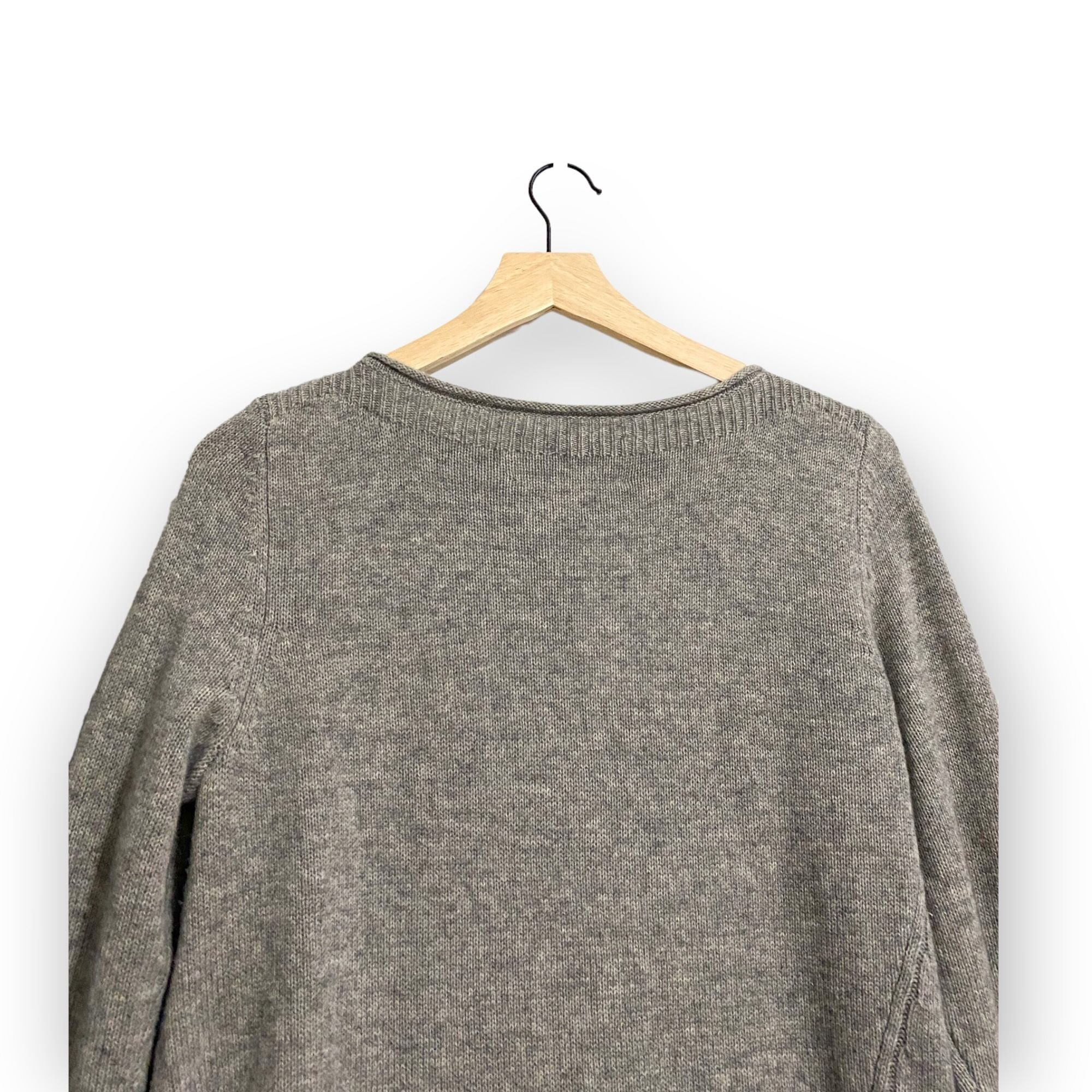 Brochu Walker Brochu Walker Layered Wool & Cashmere-Blend Sweater, Gray/wh Size S / US 4 / IT 40 - 9 Thumbnail