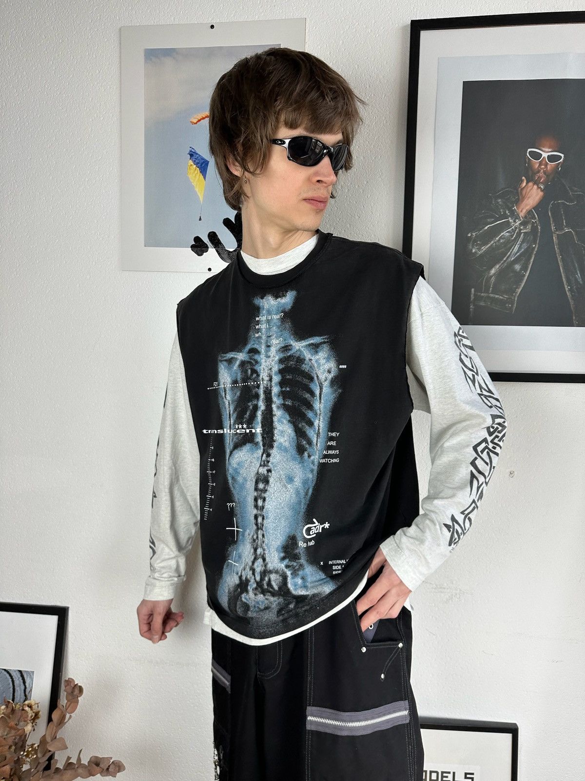 Designer × Japanese Brand Atelier roupa Sleeveless Xray vest tee tshirt anatomical jpg Size US L / EU 52-54 / 3 - 8 Thumbnail