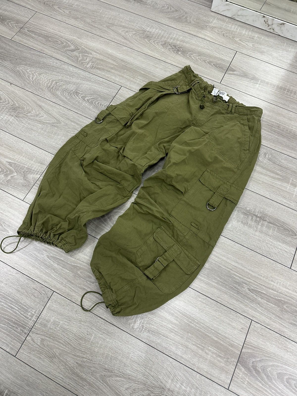 Japanese Brand Baggy Cargo BDG Maharishi Style Y2K Nylon Pants Avantgarde Size US 30 / EU 46 - 3 Thumbnail