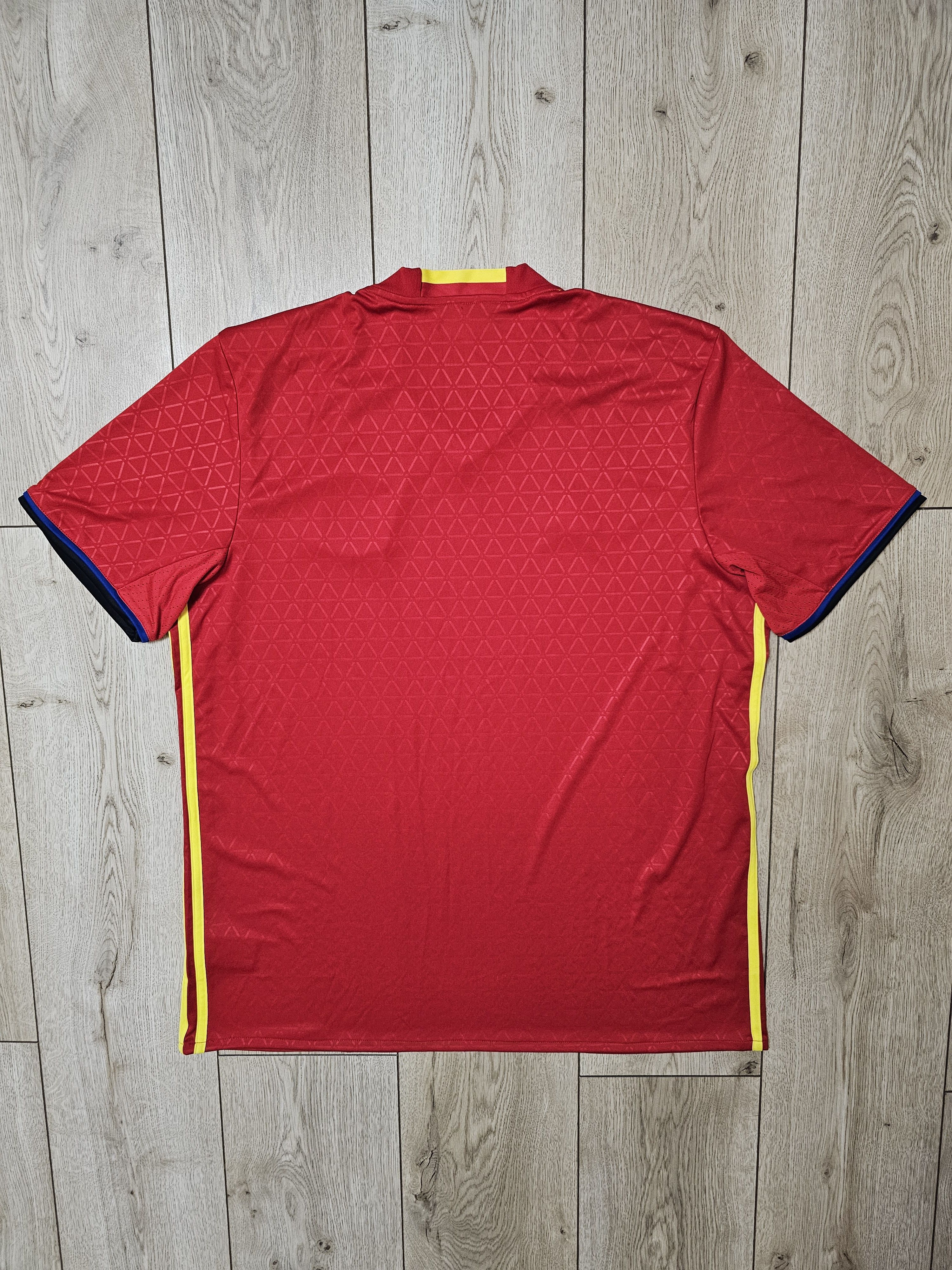 Adidas SPAIN 2015 2016 HOME ESPANIA FOOTBALL SHIRT SOCCER JERSEY Size US XL / EU 56 / 4 - 2 Thumbnail