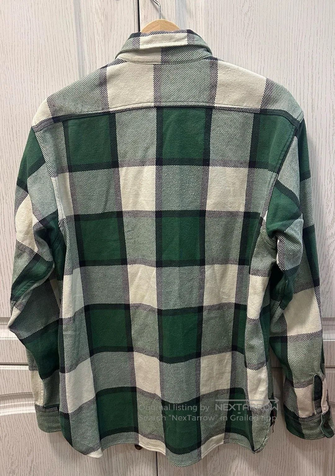 Sugar Cane Sugar Cane Green Flannel Plaid Shirt. Size US M / EU 48-50 / 2 - 5 Thumbnail