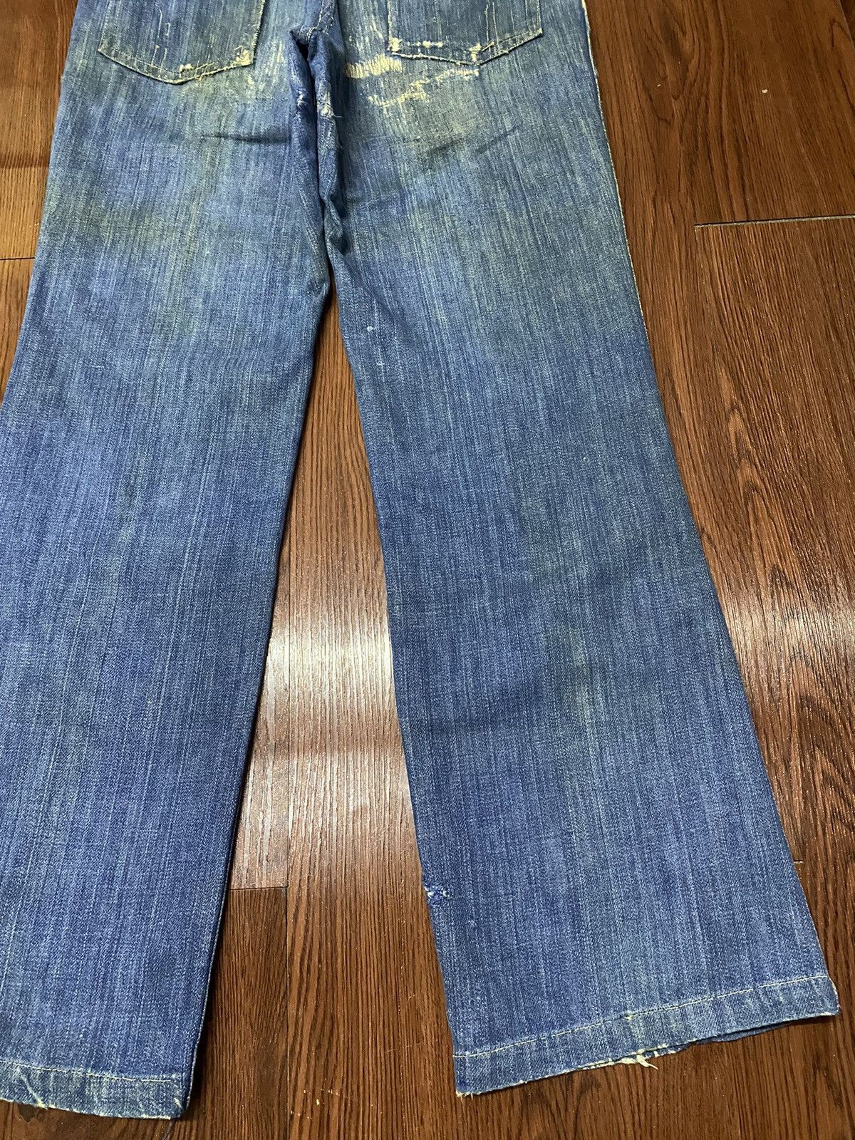 Japanese Brand Vintage Japanese Brand Dirty Thrashed Double Knee Jeans Size US 29 - 7 Thumbnail