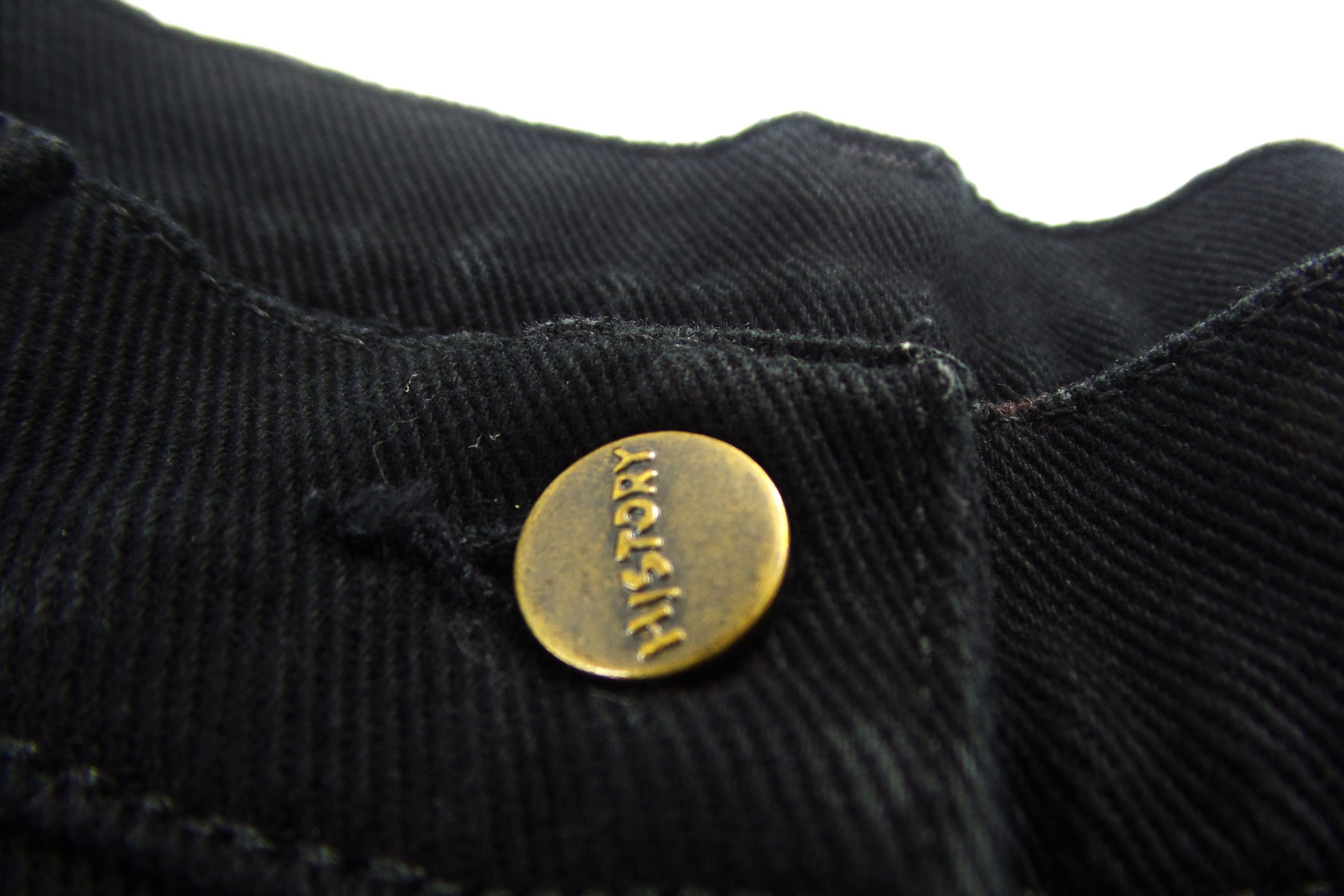 Iceberg History Iceberg × Peanuts Black Jeans W15xL34.5 Size US 29 - 3 Thumbnail